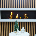 LUMINA Flammen 1200 Glas – Hängender Bioethanol-Kamin mit Glasscheibe