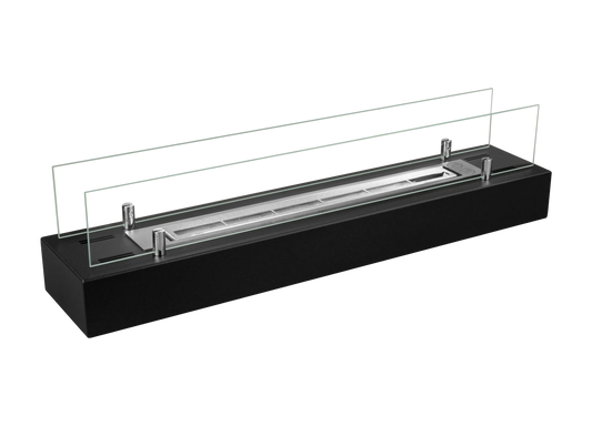 LUMINA Einbau 70 Glas – Bioethanol-Brennereinsatz mit Glasscheiben