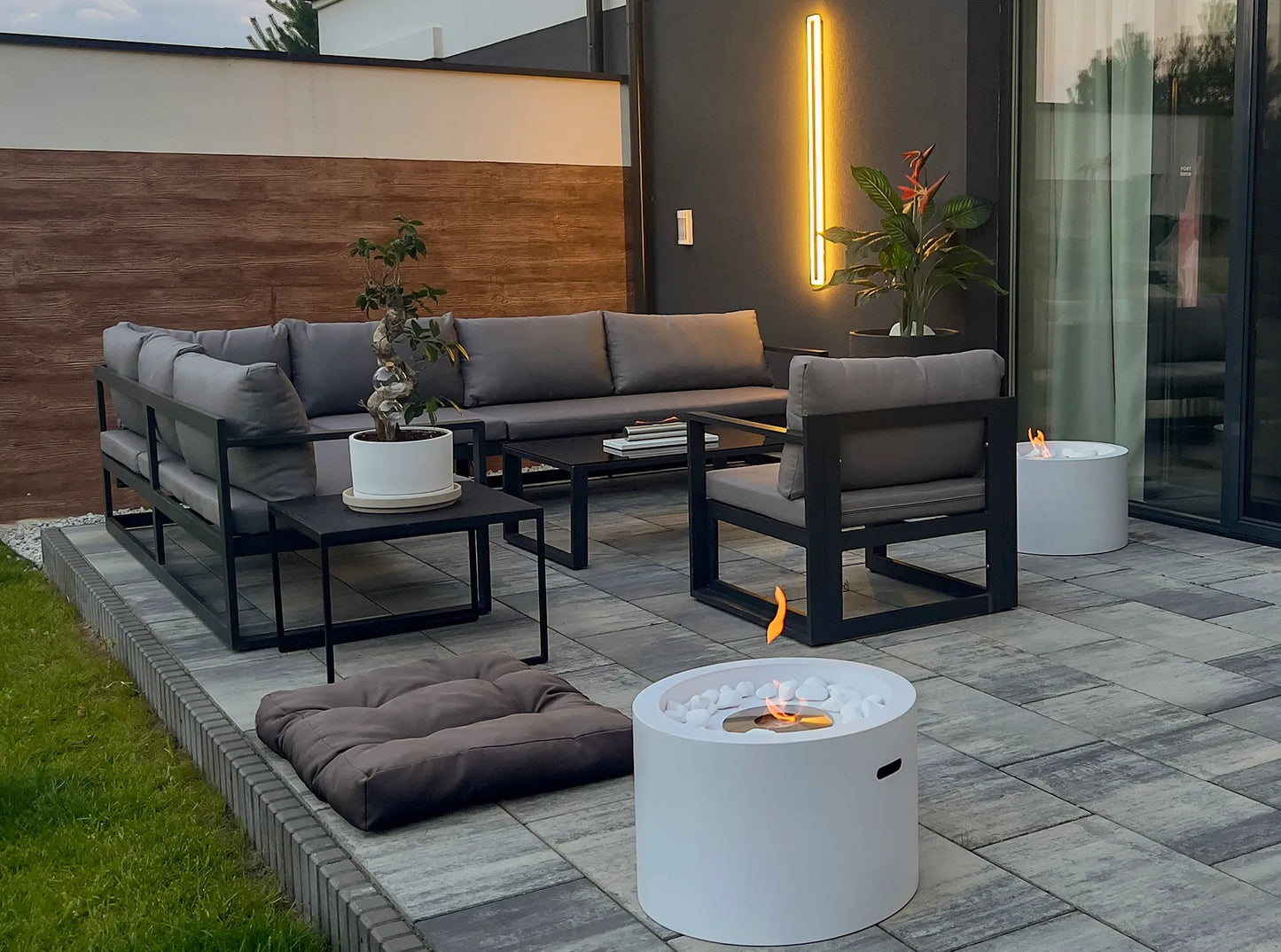 Biokamin Moon Weiß Matt - IgnisLumina.ch