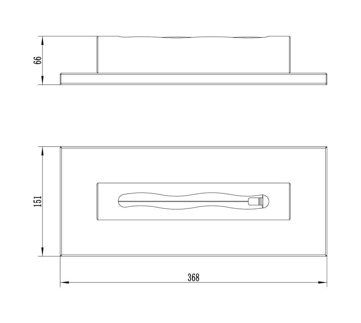 LUMINA Stainless – Freistehender Bioethanol-Kamin