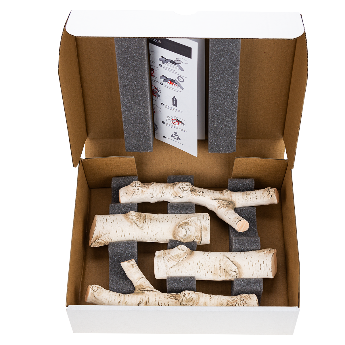 Keramikholzscheite - IgnisLumina.ch