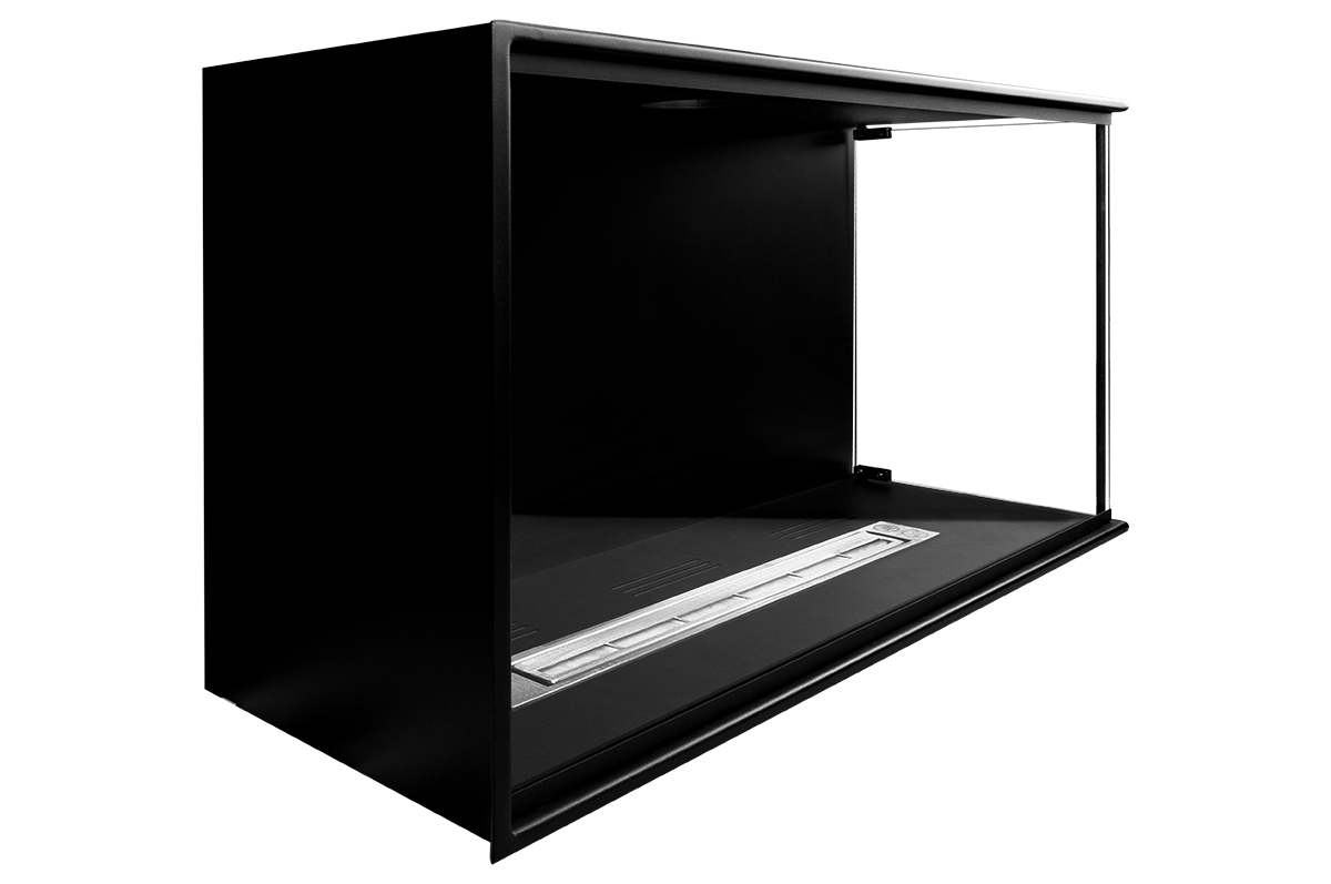 Einbau-Biokamin Eck BIO-ECO Rechts - IgnisLumina.ch