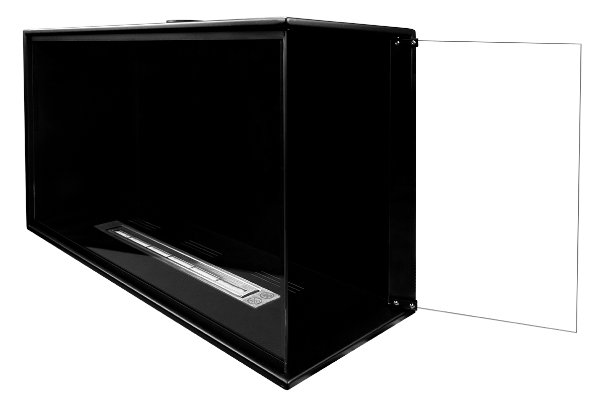 Einbau-Biokamin Eck BIO-ECO Rechts - IgnisLumina.ch