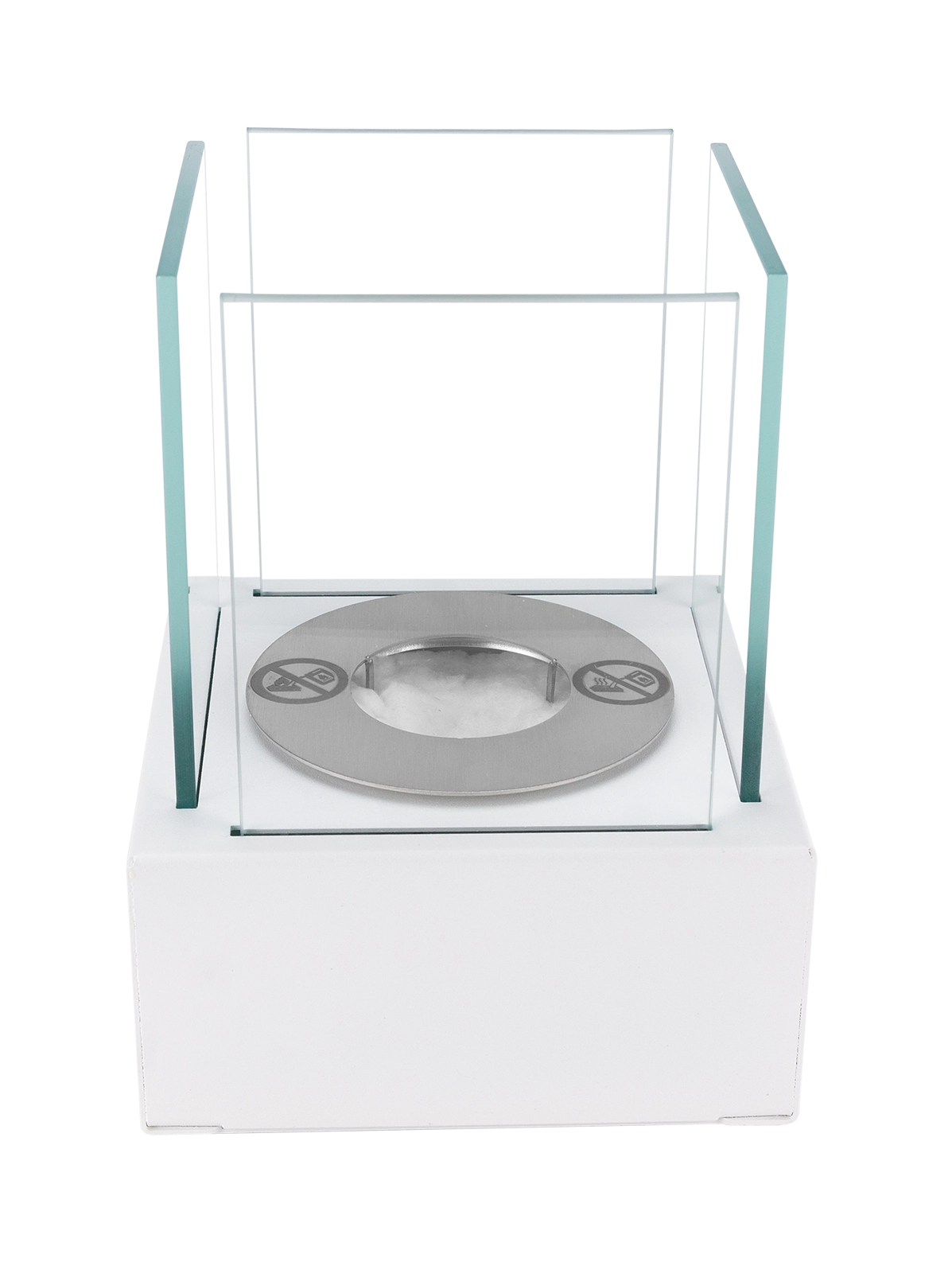 Biokamin Stand Smart Weiß Strukturiert Matt - IgnisLumina.ch