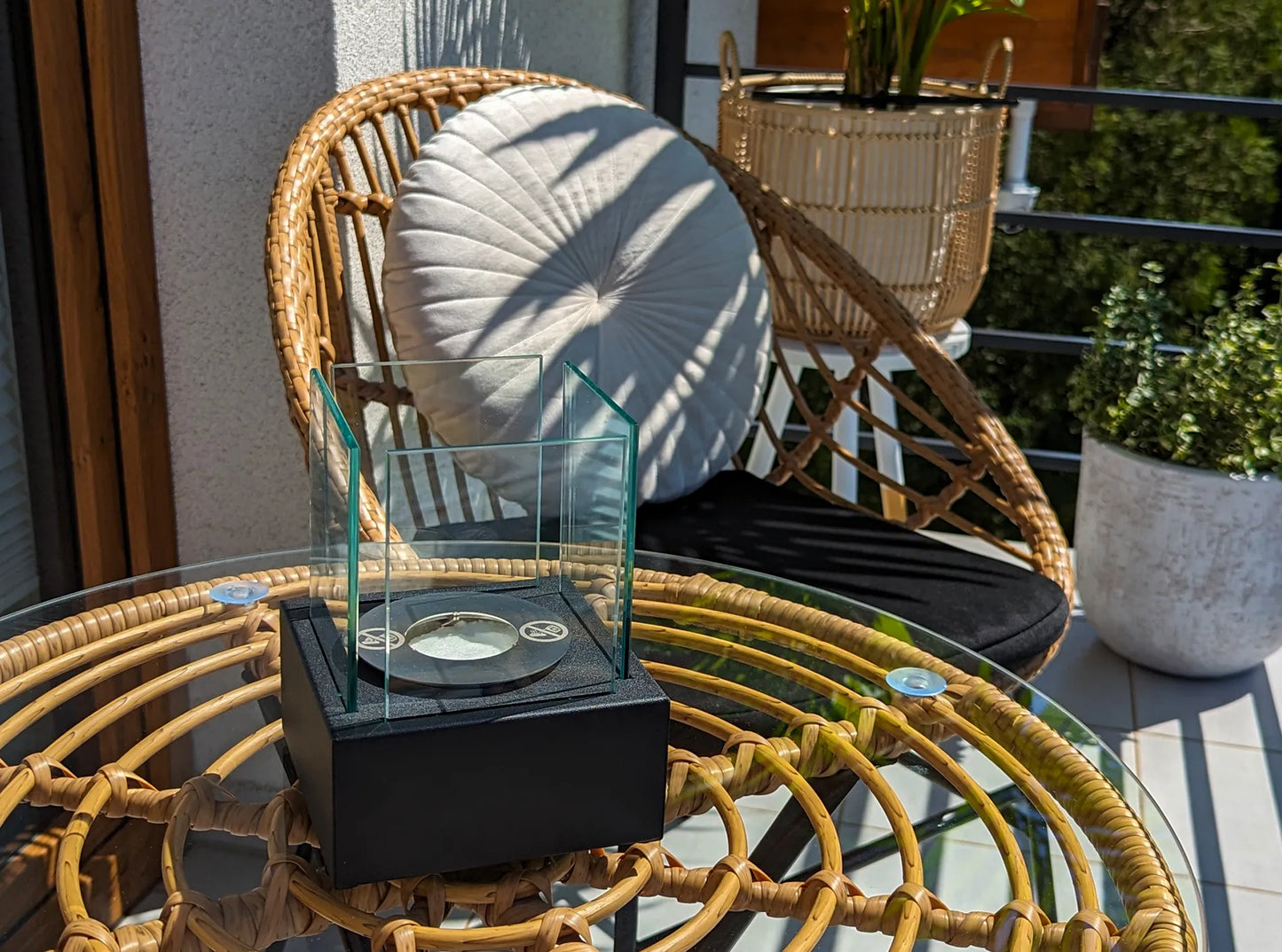 SET 2x Biokamin SMART + 2x Bioethanol ZITRONENGRAS - IgnisLumina.ch