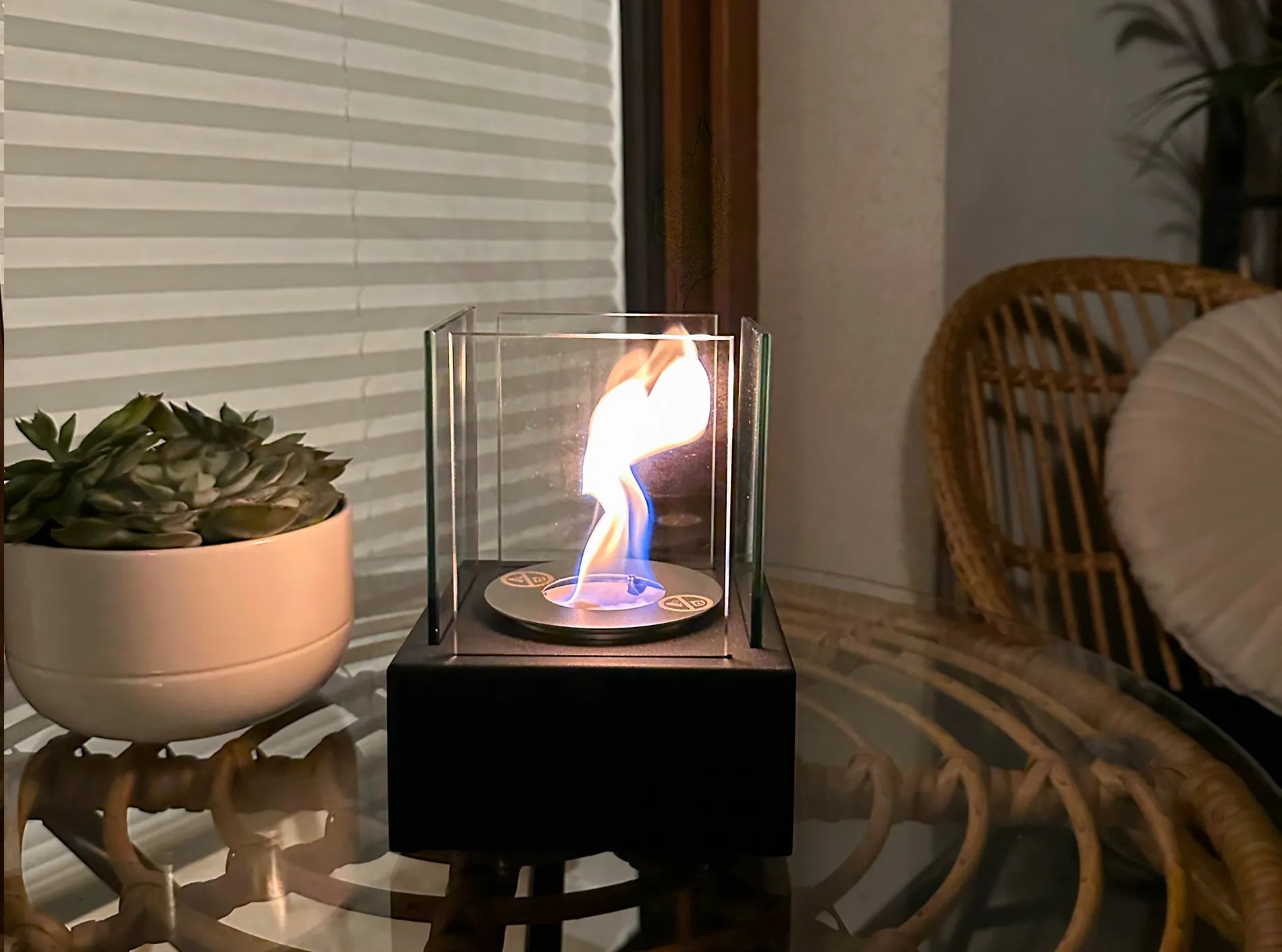 SET 2x Biokamin SMART + 2x Bioethanol ZITRONENGRAS - IgnisLumina.ch