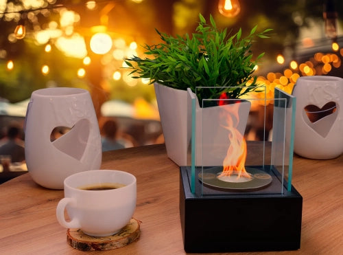 SET 2x Biokamin SMART + 2x Bioethanol ZITRONENGRAS - IgnisLumina.ch