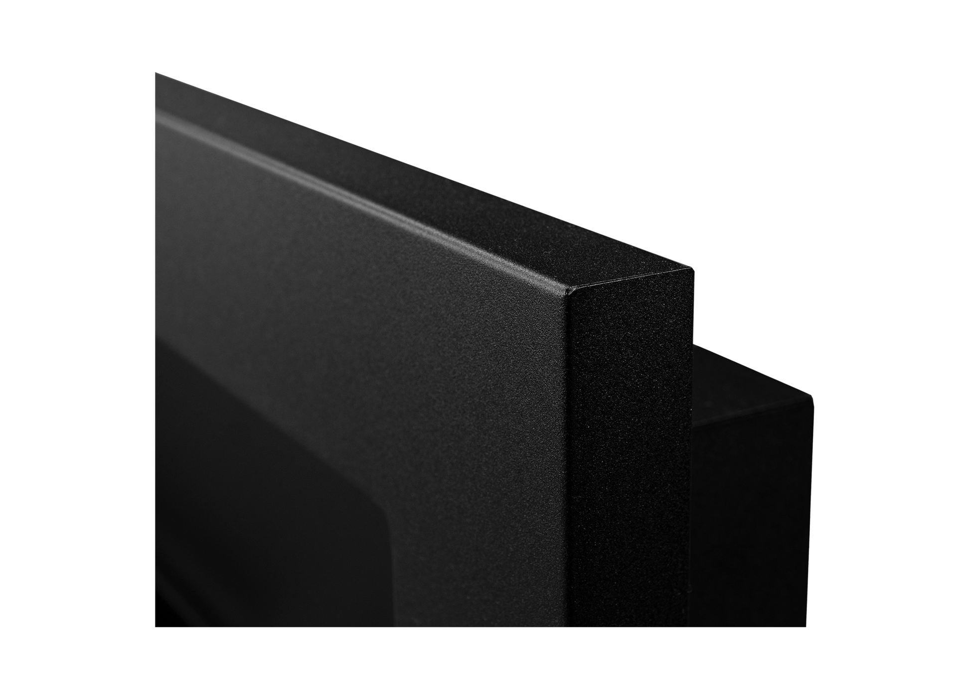 Biokamin 1200X400 Schwarz Strukturiert mit Glas - IgnisLumina.ch