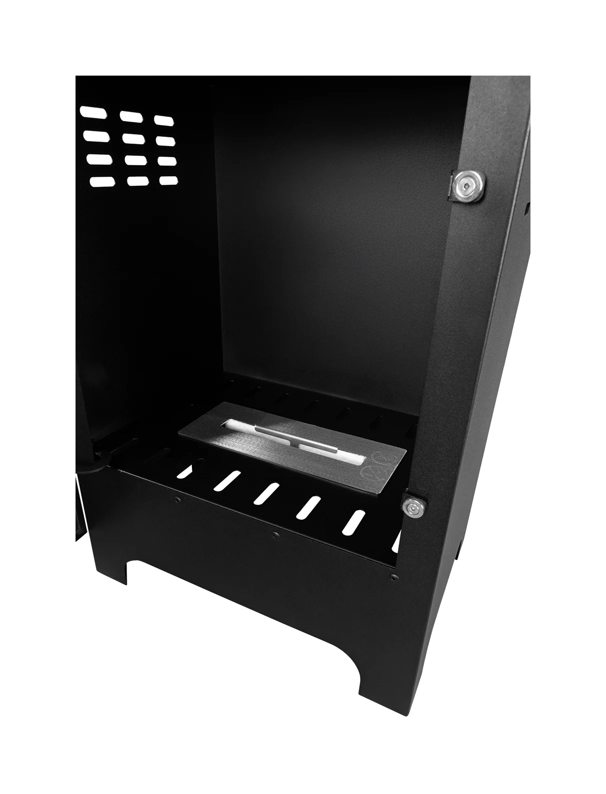 Biokamin Koza Mini Schwarz Matt mit Glas - IgnisLumina.ch