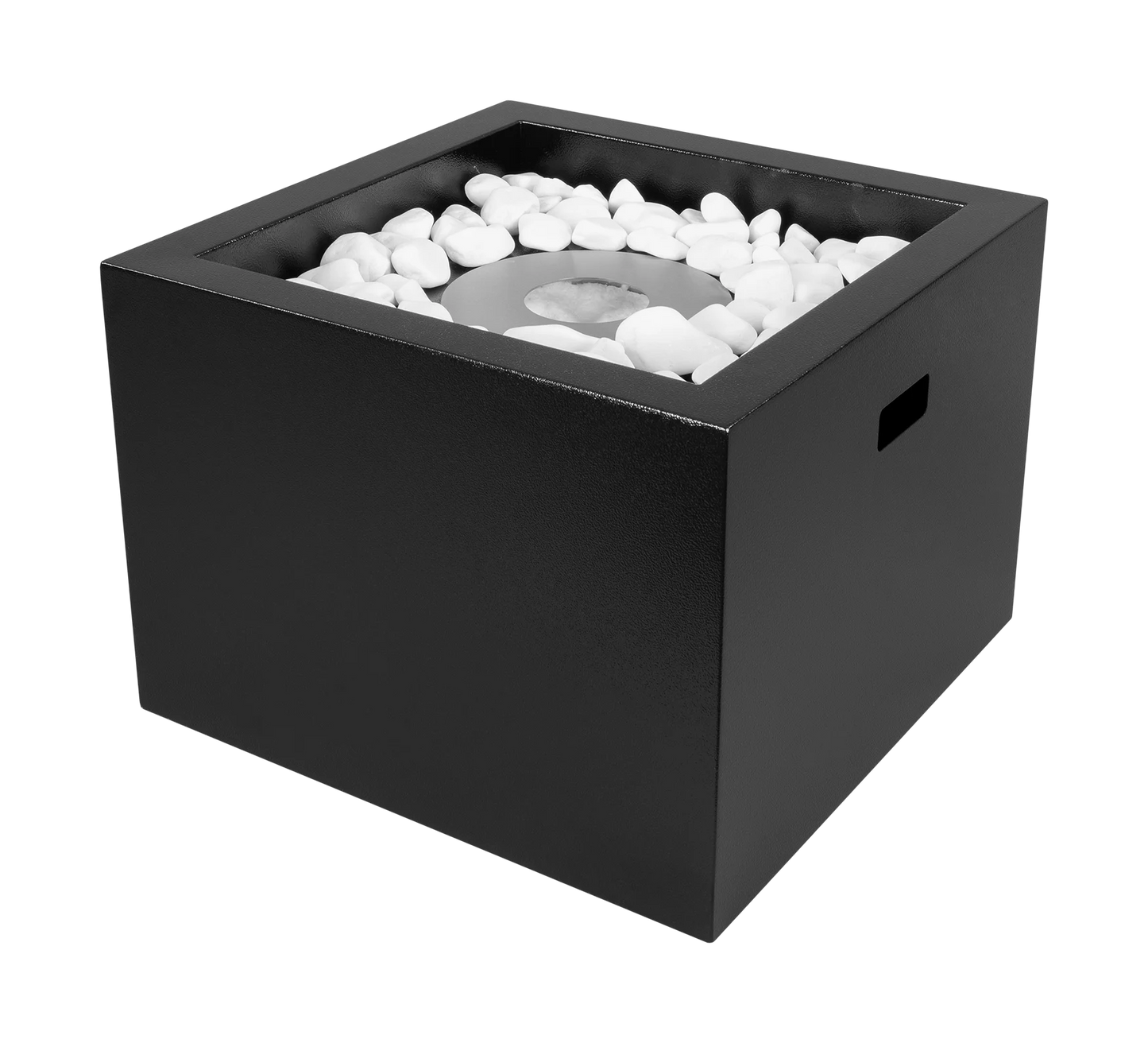 Biokamin Stand Novium Schwarz Matt - IgnisLumina.ch