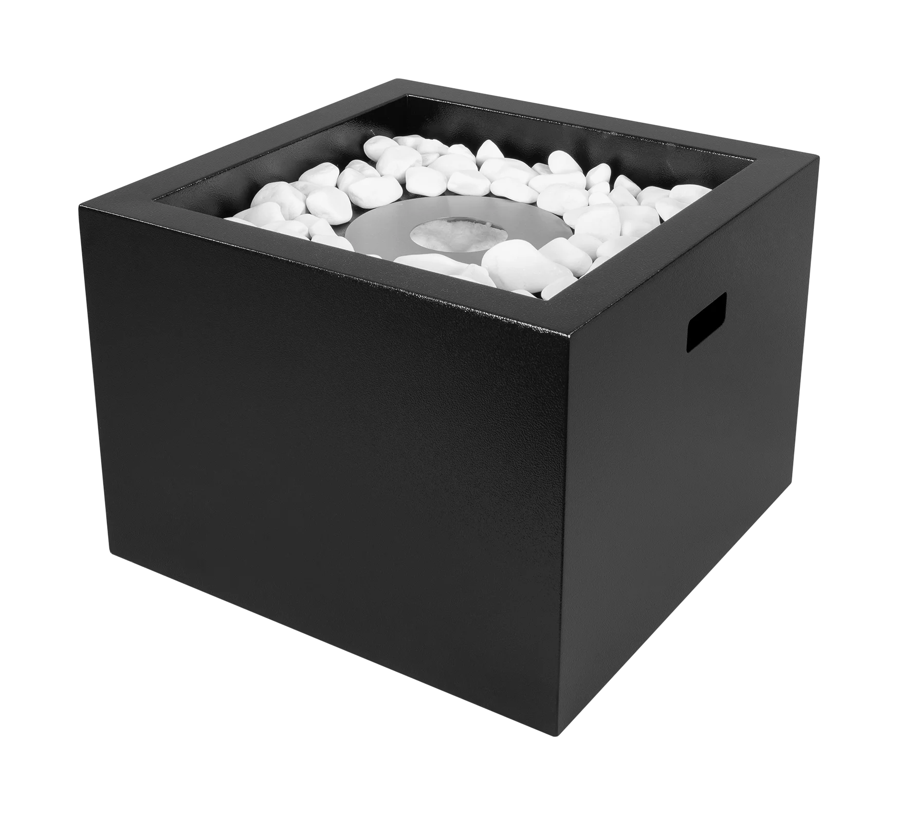 Biokamin Stand Novium Schwarz Matt - IgnisLumina.ch