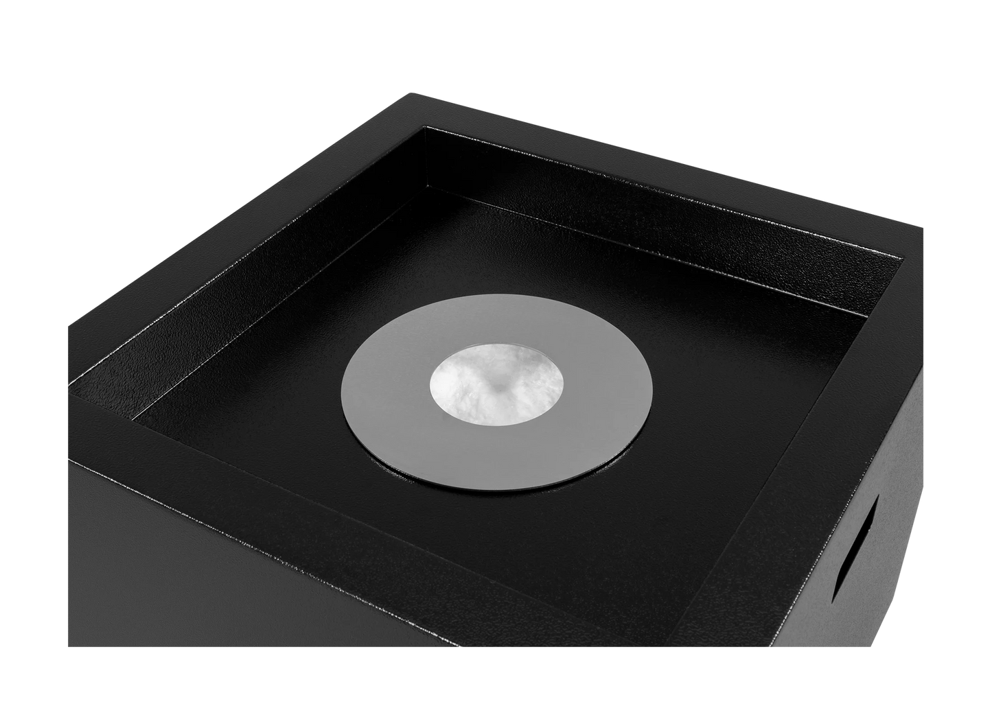 Biokamin Stand Novium Schwarz Matt - IgnisLumina.ch