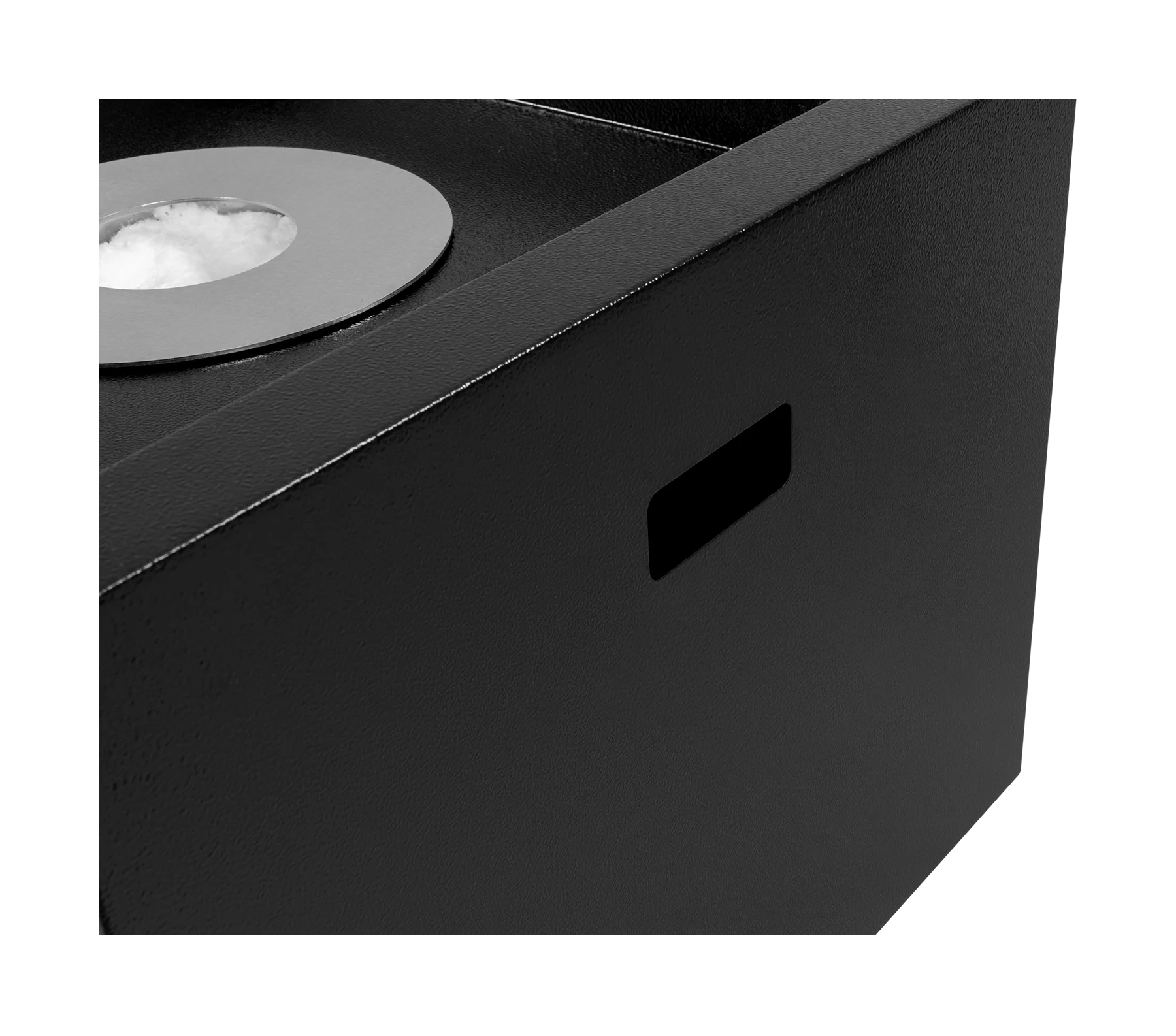 Biokamin Stand Novium Schwarz Matt - IgnisLumina.ch