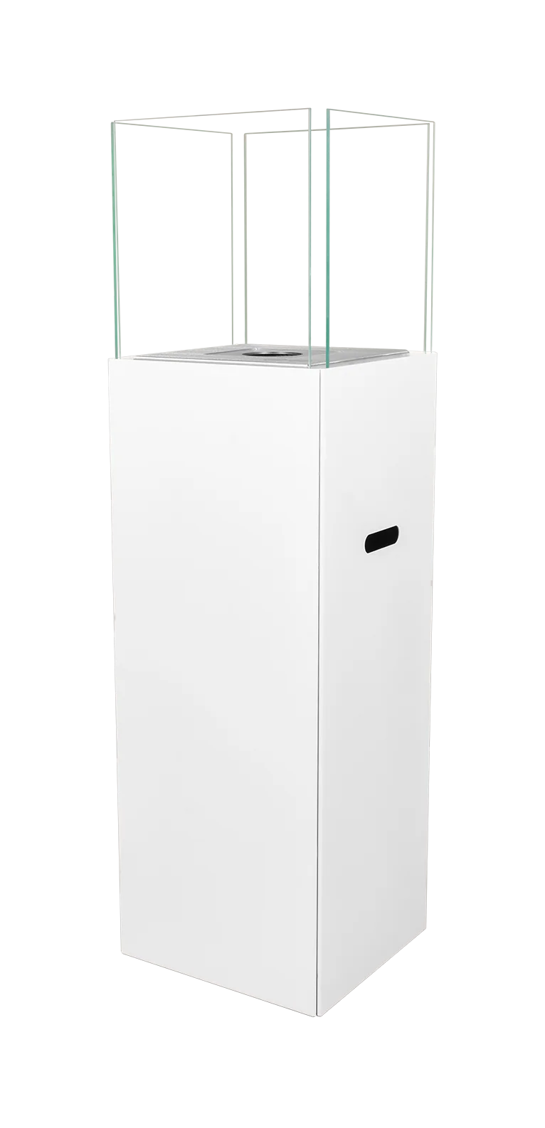 Biokamin Stand PATIO Weiß Matt - IgnisLumina.ch