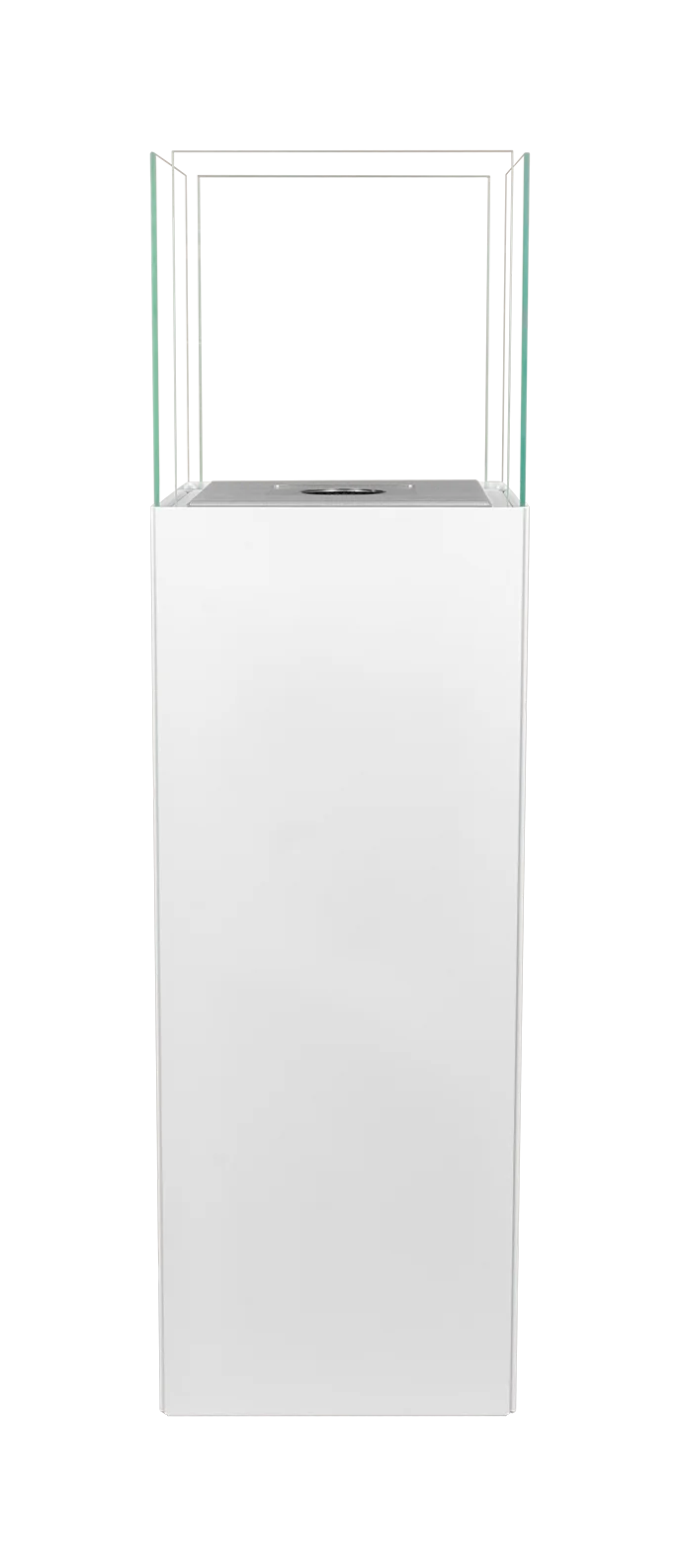 Biokamin Stand PATIO Weiß Matt - IgnisLumina.ch