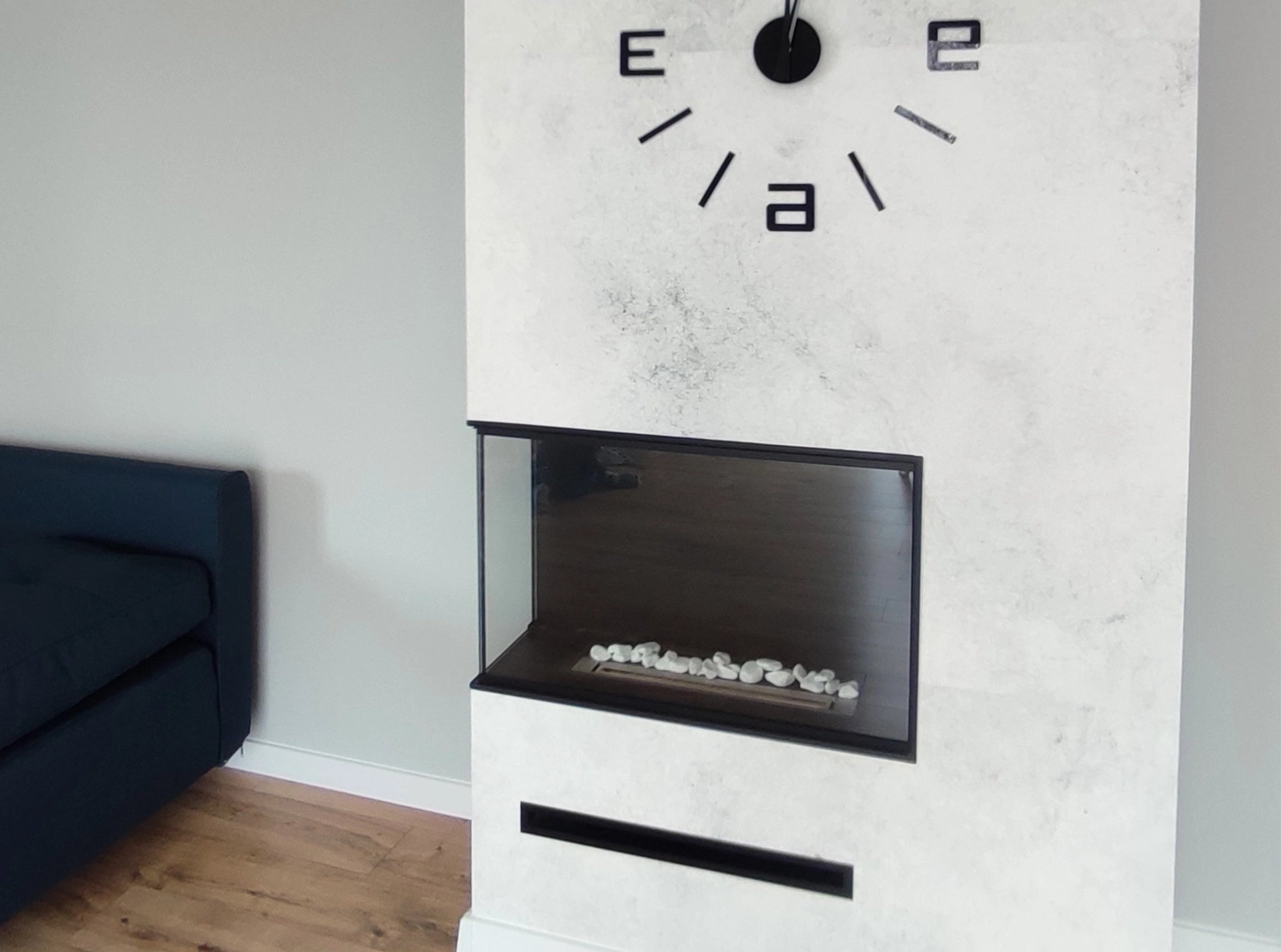 Glasscheiben für Eck-Biokamin BIO-ECO - IgnisLumina.ch