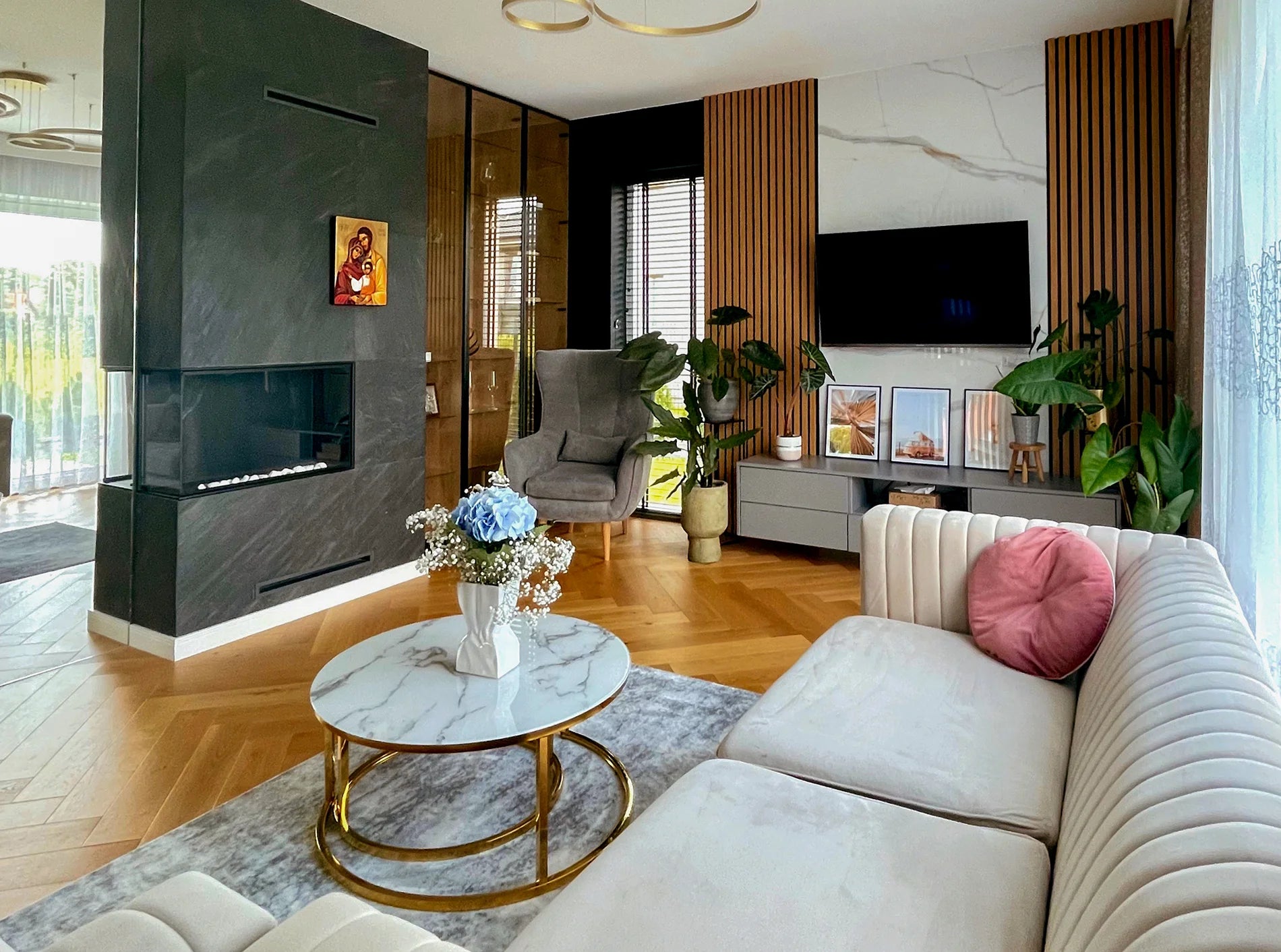 Einbau-Biokamin Eck BIO-ECO Links - IgnisLumina.ch