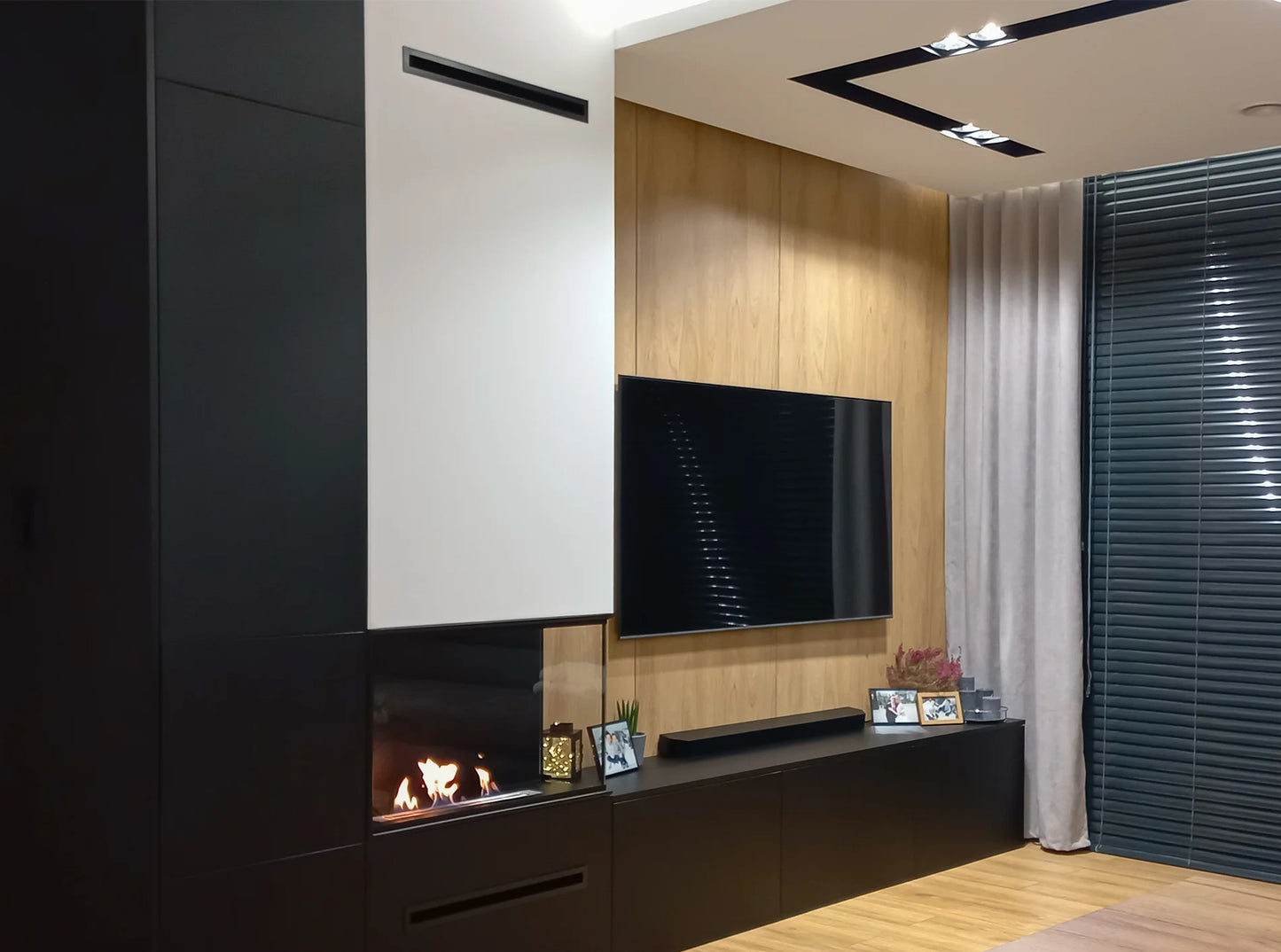 Einbau-Biokamin Eck BIO-ECO Rechts - IgnisLumina.ch