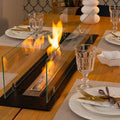 LUMINA Insert 100 with glass – Built-in bioethanol burner