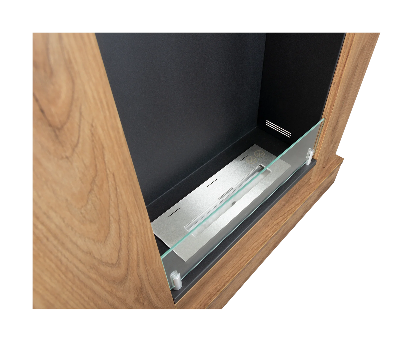 Biokamin Portal Boho mit Glas - IgnisLumina.ch