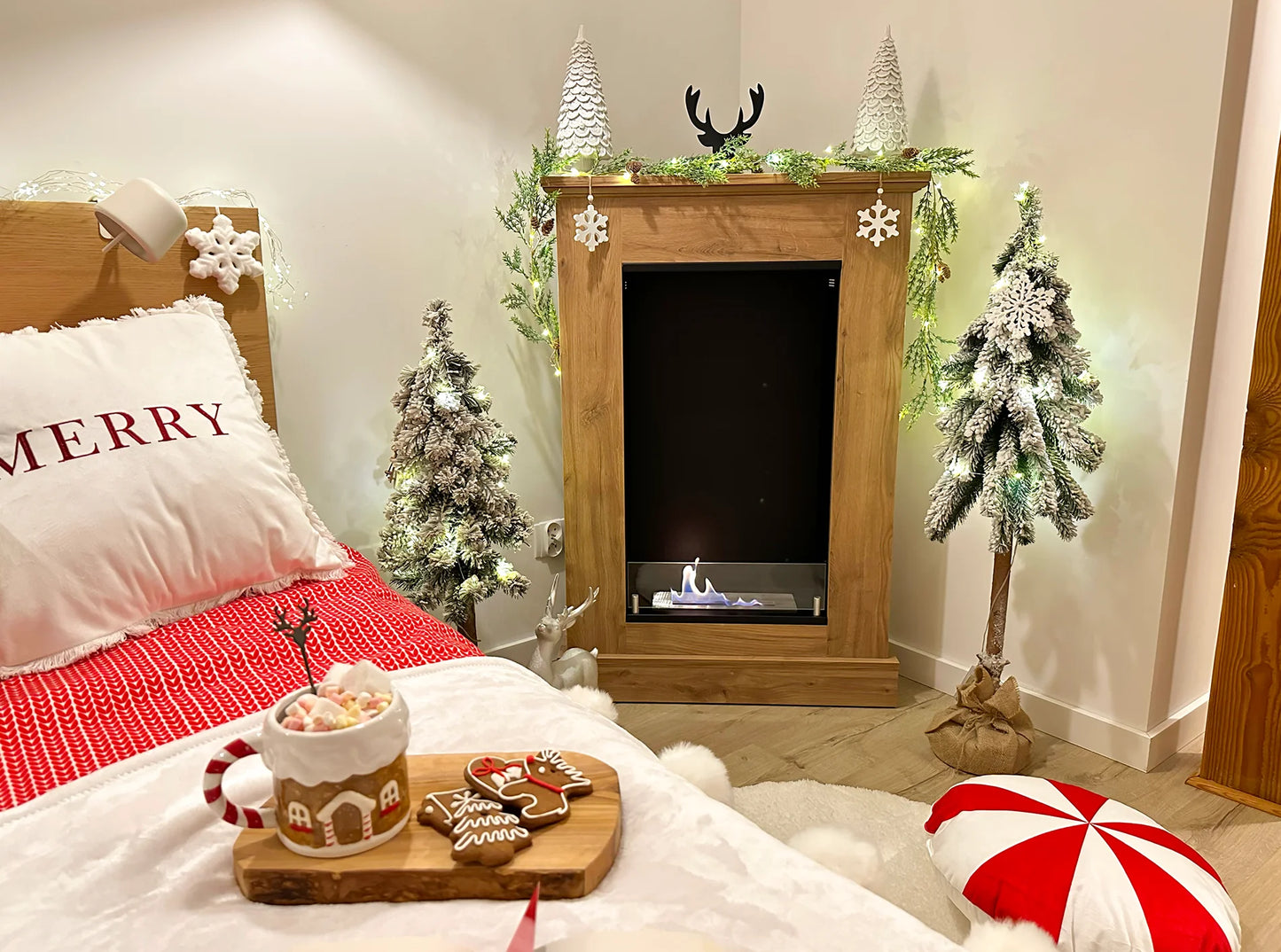 Biokamin Portal Boho mit Glas - IgnisLumina.ch