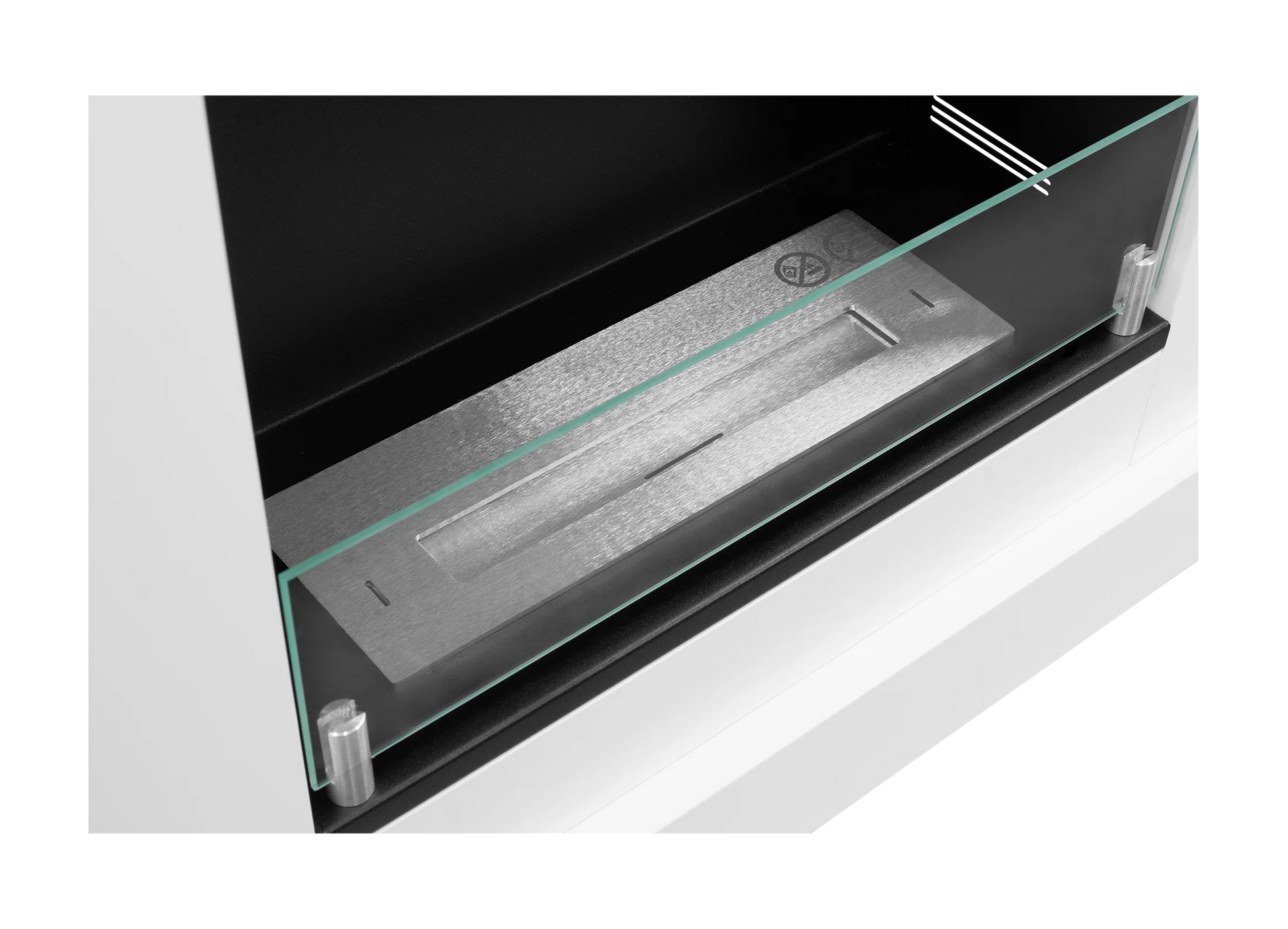 Biokamin Portal Pula Mini mit Glas - IgnisLumina.ch