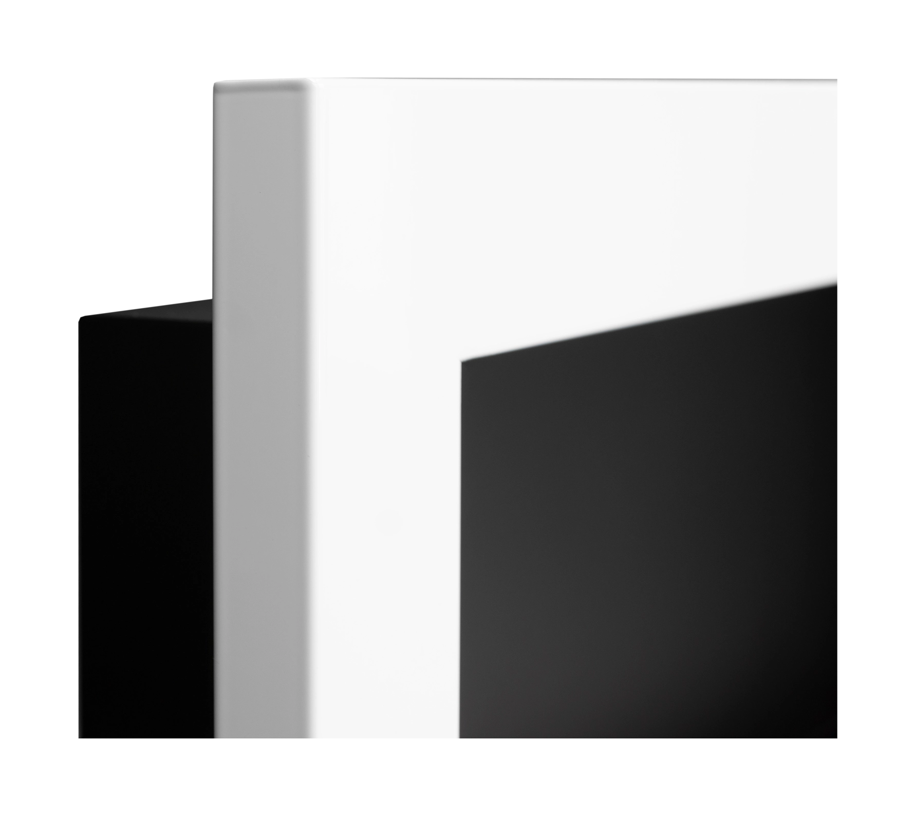 Biokamin 900x400 mit Glas Weiß Hochglanz - IgnisLumina.ch