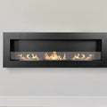 LUMINA Flammen 1200 Box – Hängender Bioethanol-Kamin mit Glasscheibe