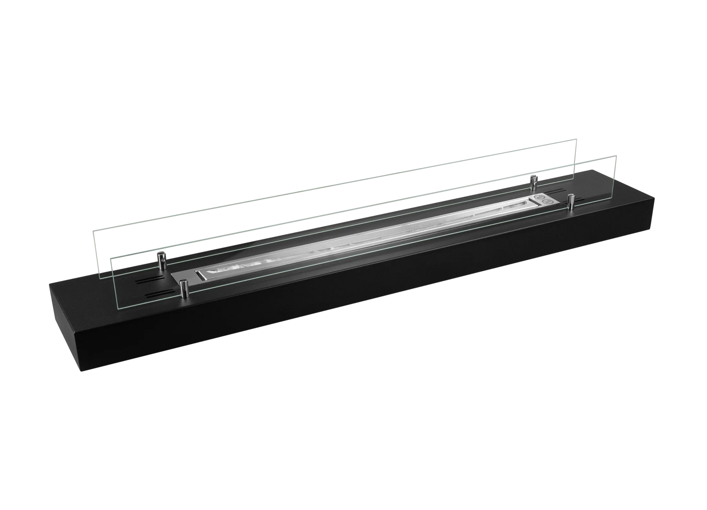 Biokamin Einsatz mit Glas 1200mm - IgnisLumina.ch