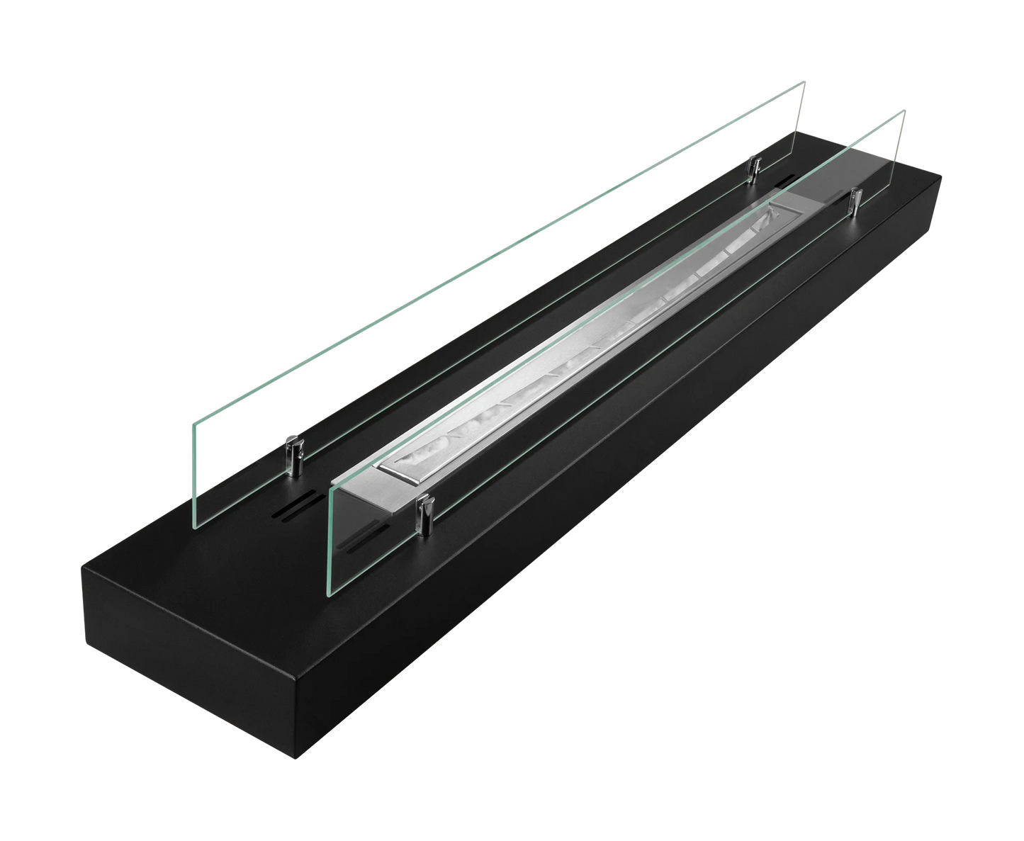 Biokamin Einsatz mit Glas 1200mm - IgnisLumina.ch