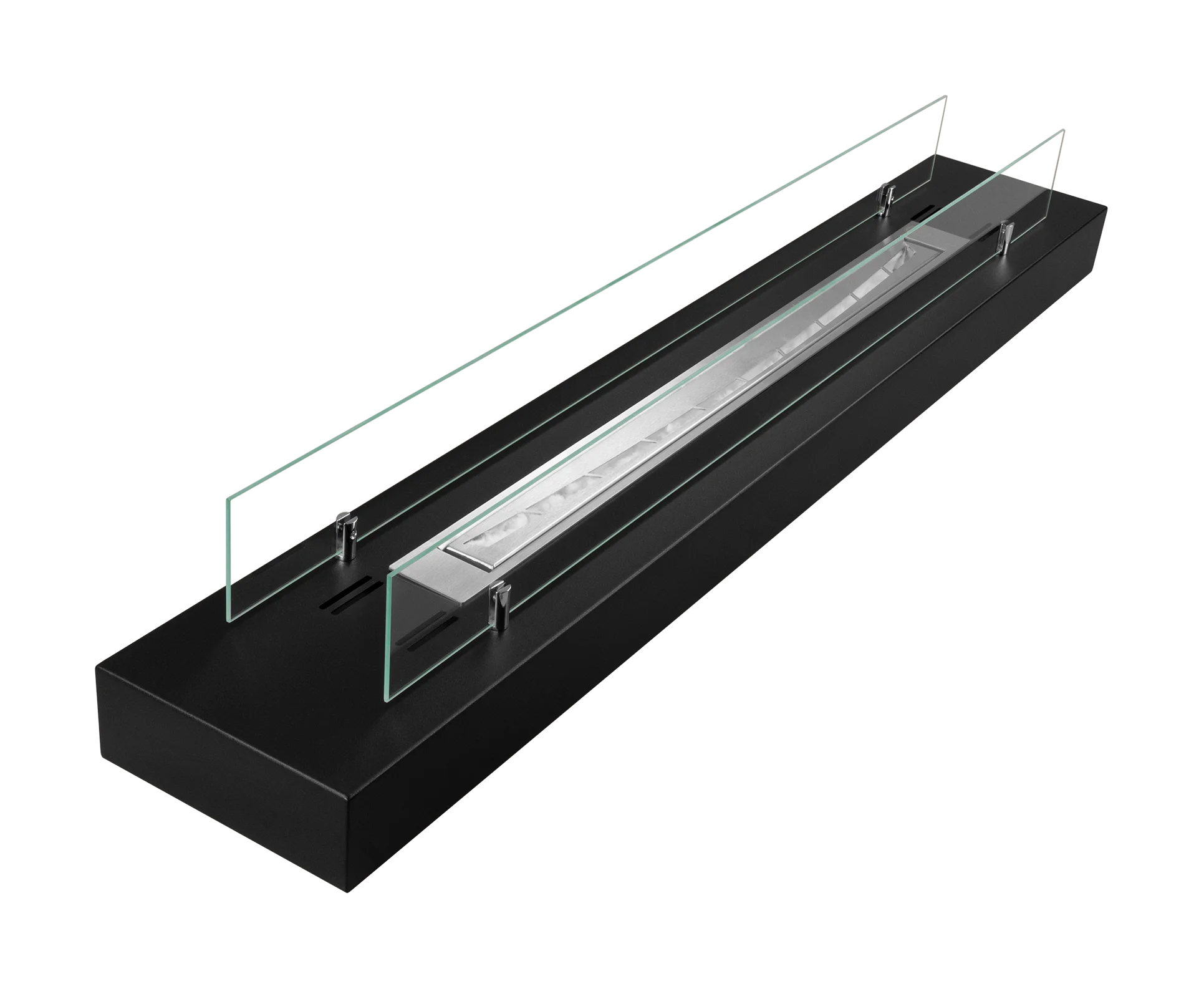Biokamin Einsatz mit Glas 1200mm - IgnisLumina.ch