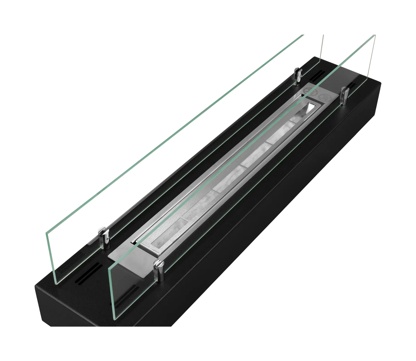 Biokamin Einsatz mit Glas 700mm - IgnisLumina.ch