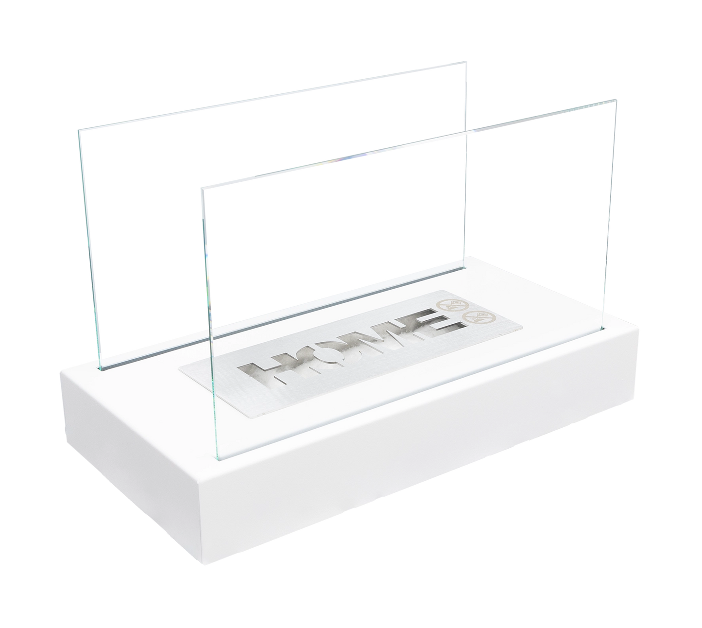 Biokamin Stand Home Weiß Strukturiert Matt - IgnisLumina.ch