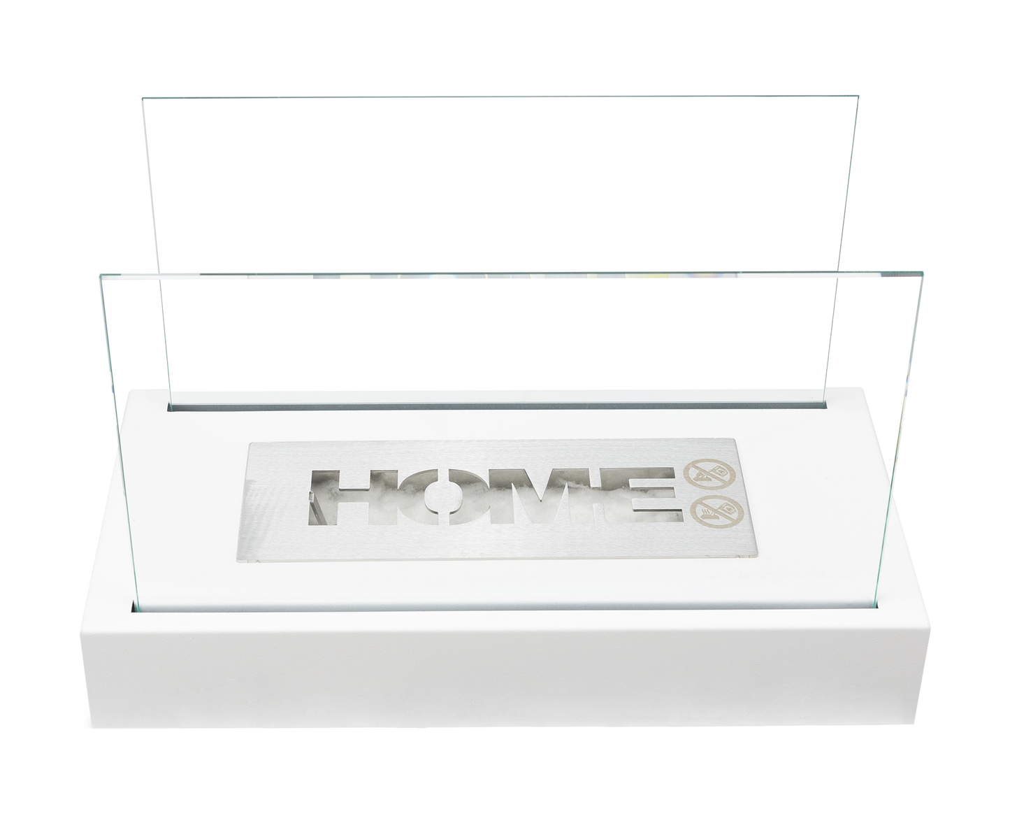 Biokamin Stand Home Weiß Strukturiert Matt - IgnisLumina.ch