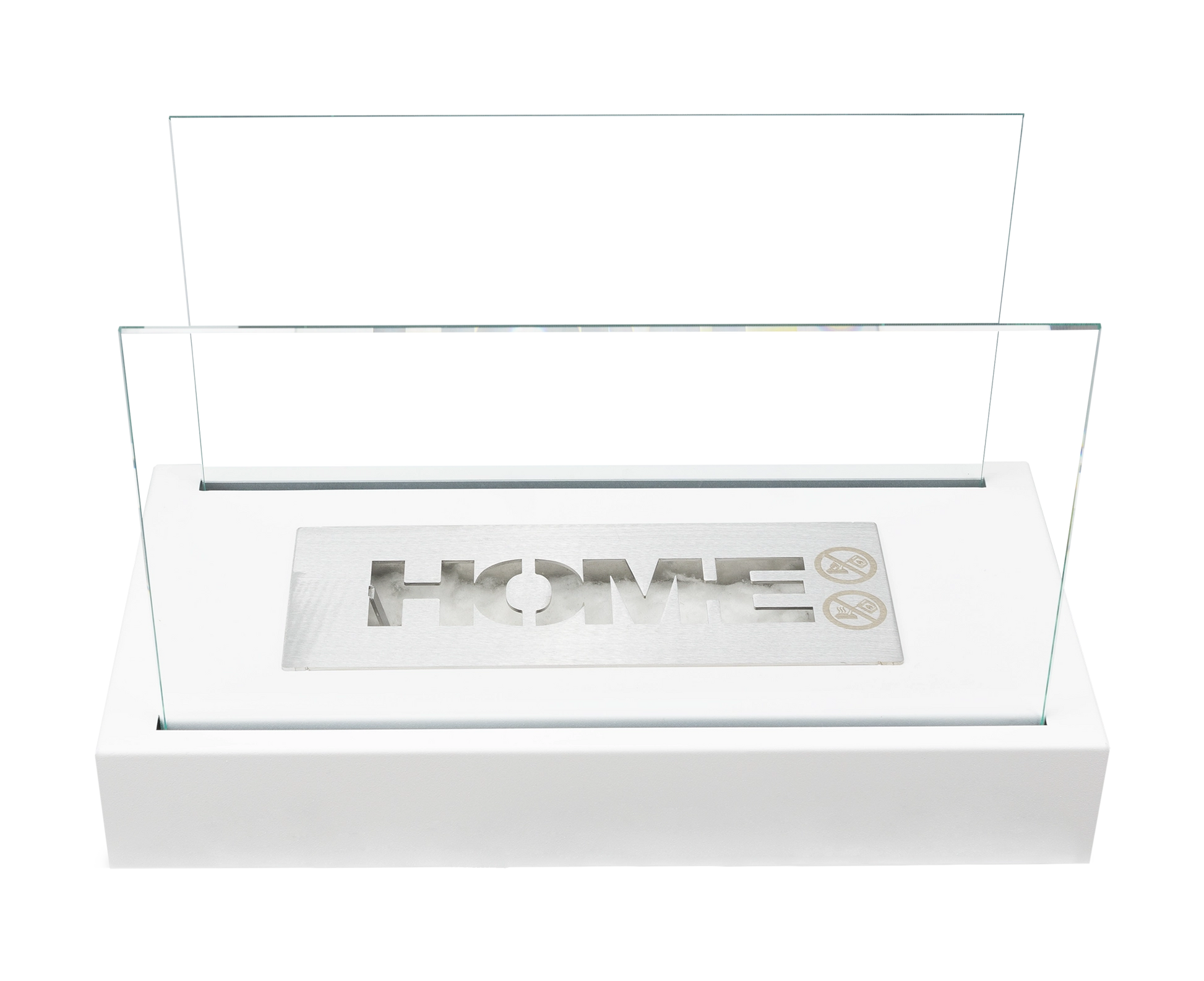 Biokamin Stand Home Weiß Strukturiert Matt - IgnisLumina.ch