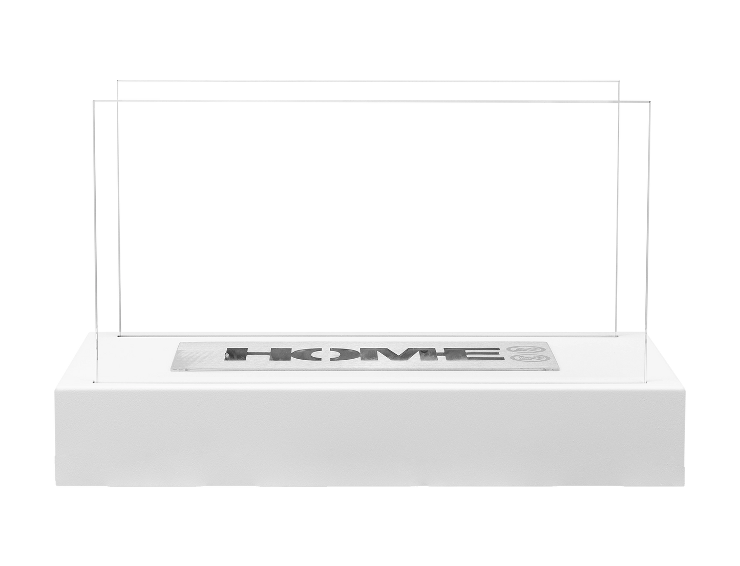 Biokamin Stand Home Weiß Strukturiert Matt - IgnisLumina.ch