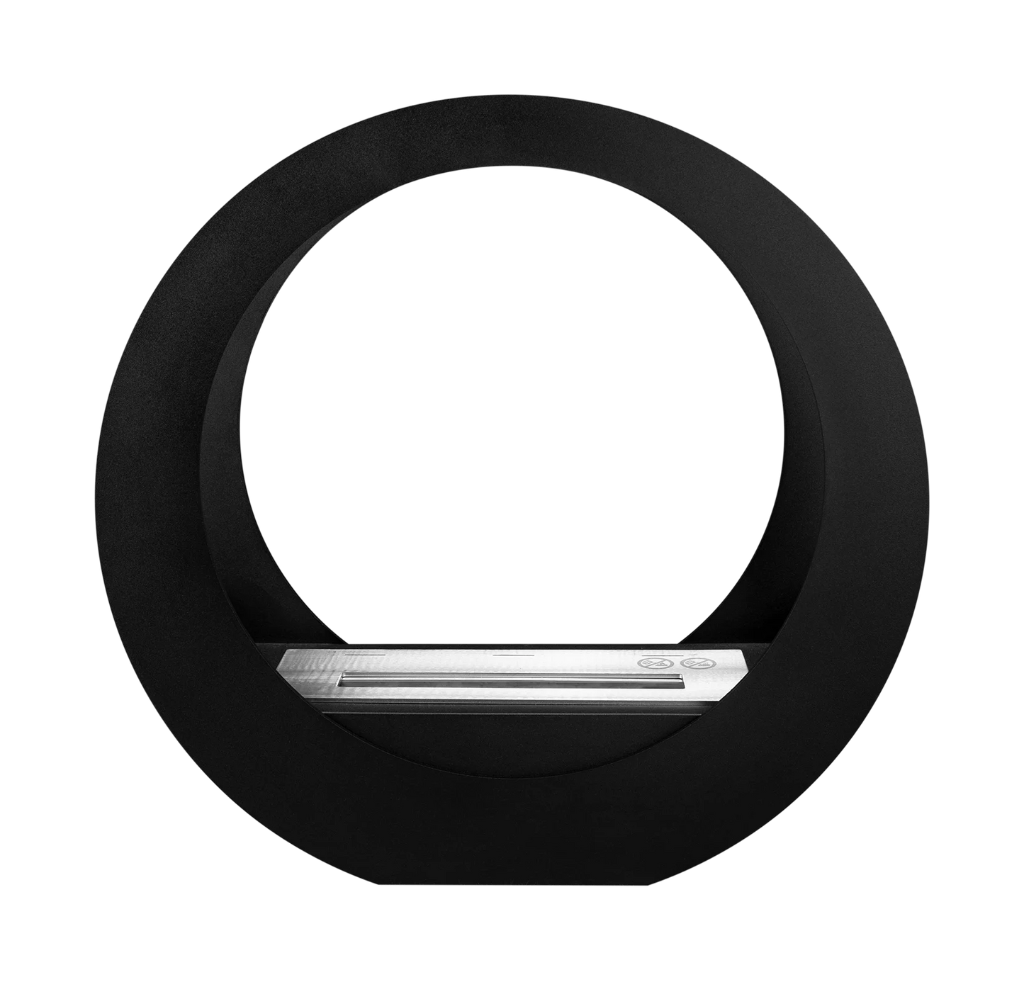 Biokamin Stand ONLY Schwarz Matt - IgnisLumina.ch