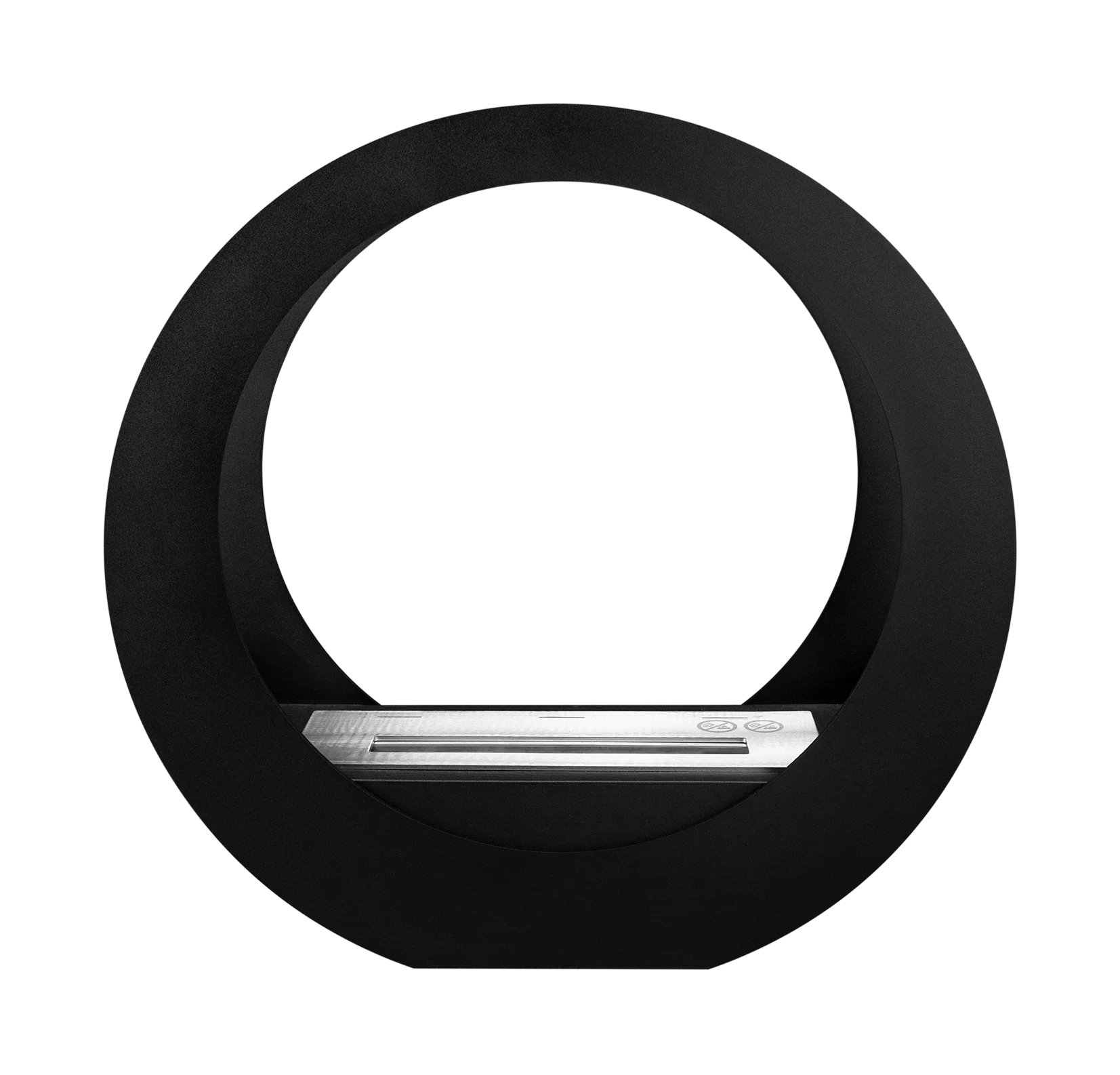 Biokamin Stand ONLY Schwarz Matt - IgnisLumina.ch