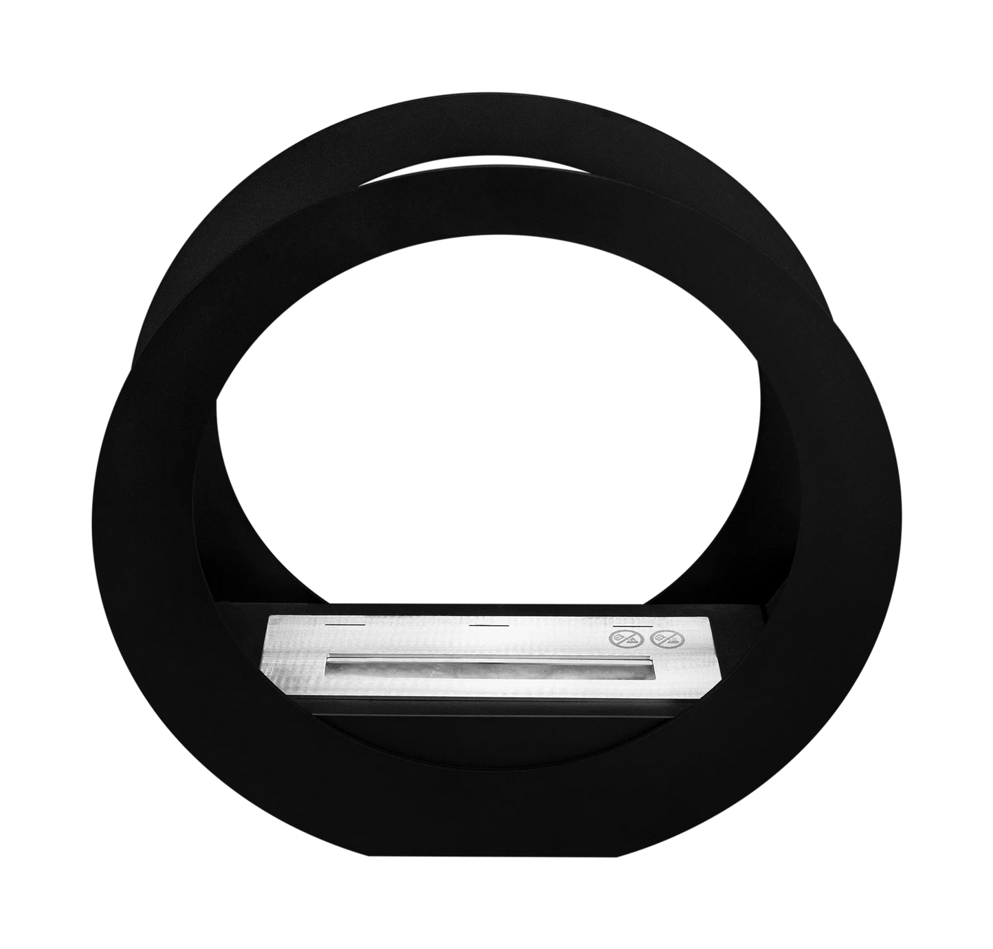 Biokamin Stand ONLY Schwarz Matt - IgnisLumina.ch