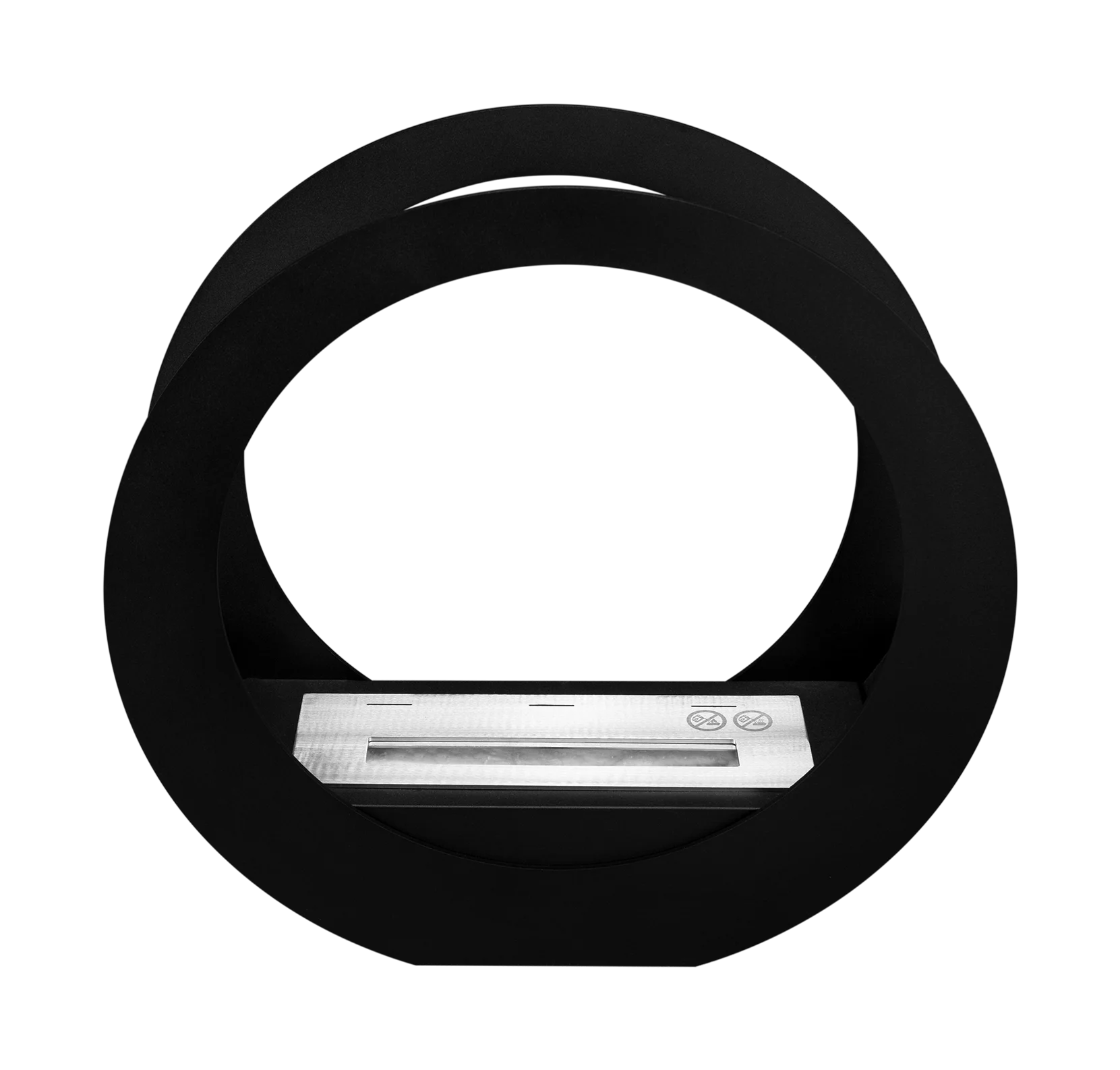 Biokamin Stand ONLY Schwarz Matt - IgnisLumina.ch