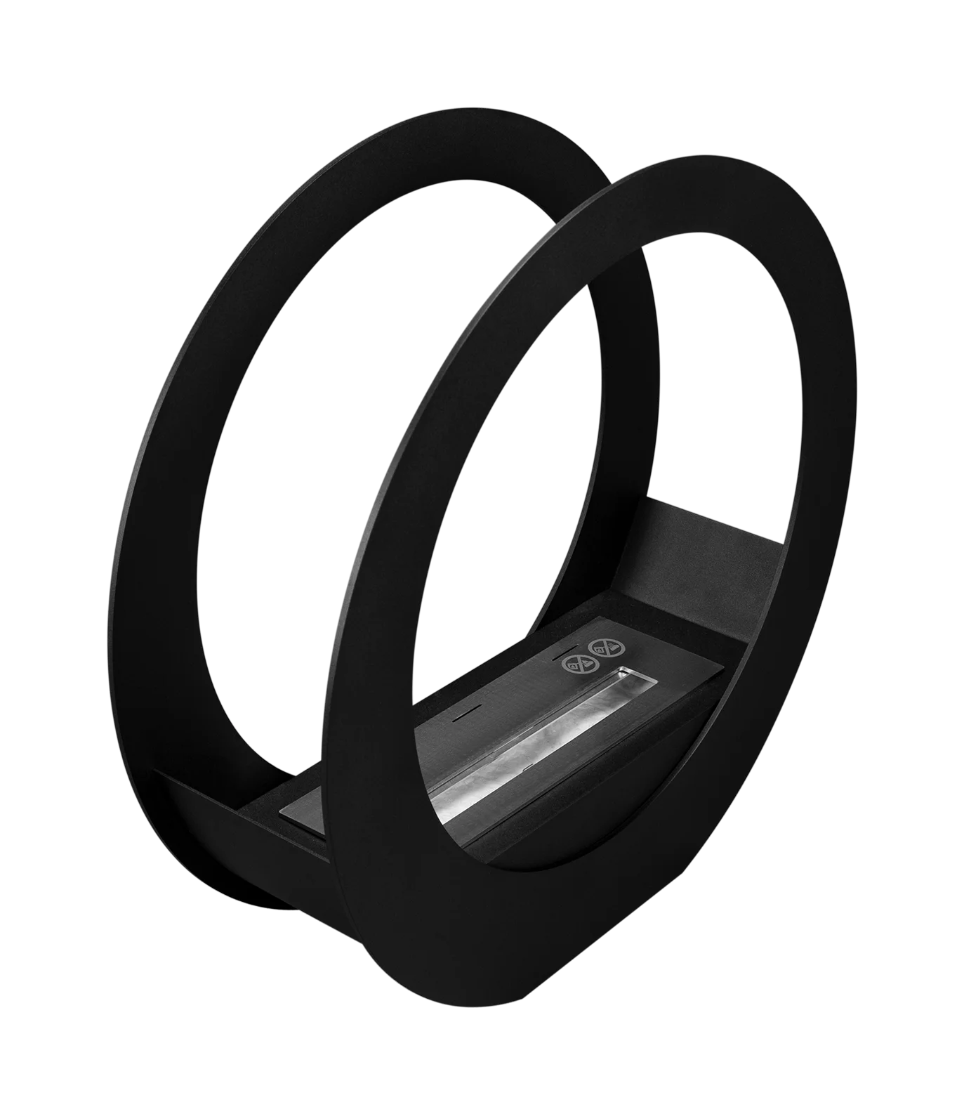 Biokamin Stand ONLY Schwarz Matt - IgnisLumina.ch