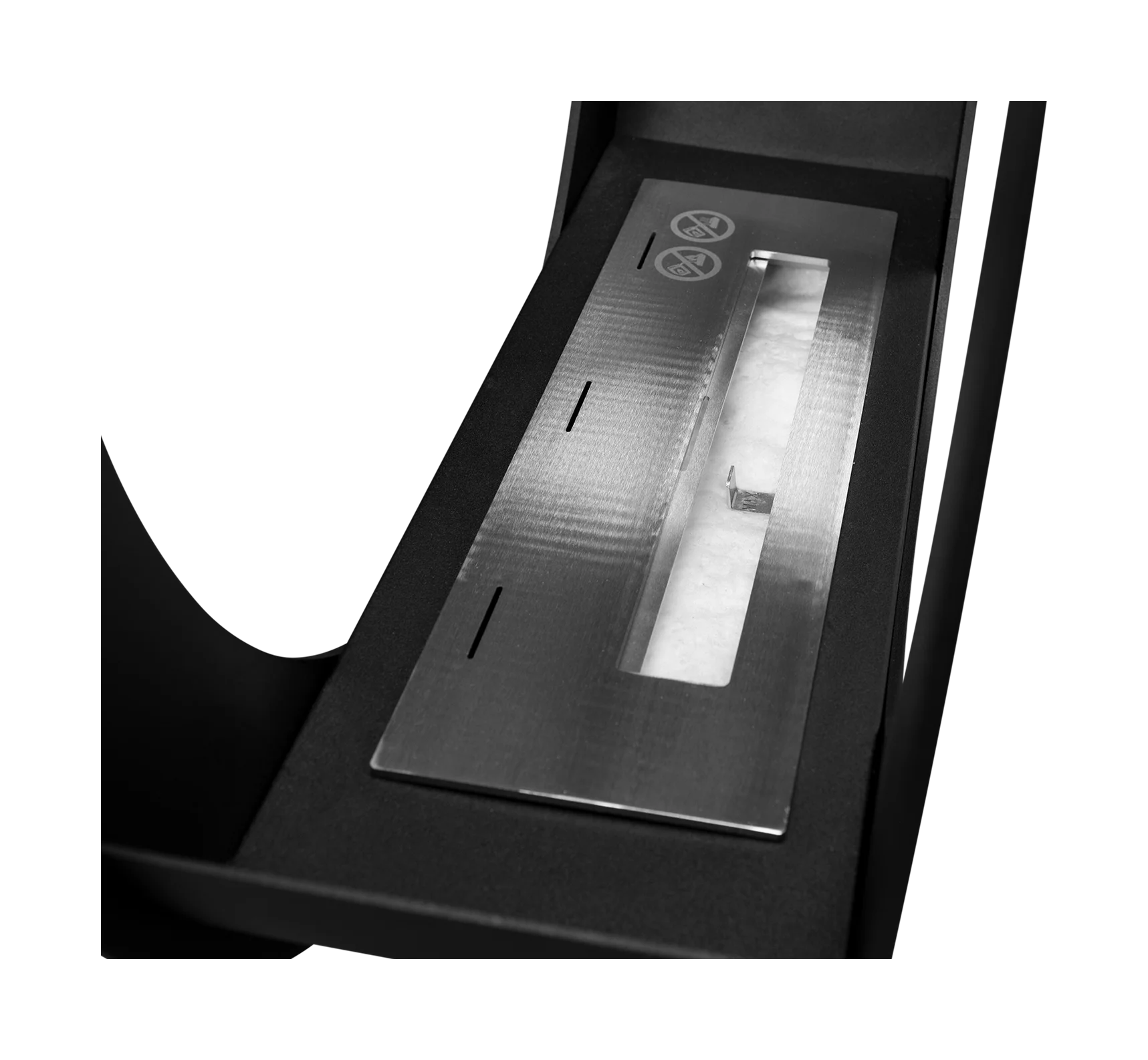 Biokamin Stand ONLY Schwarz Matt - IgnisLumina.ch