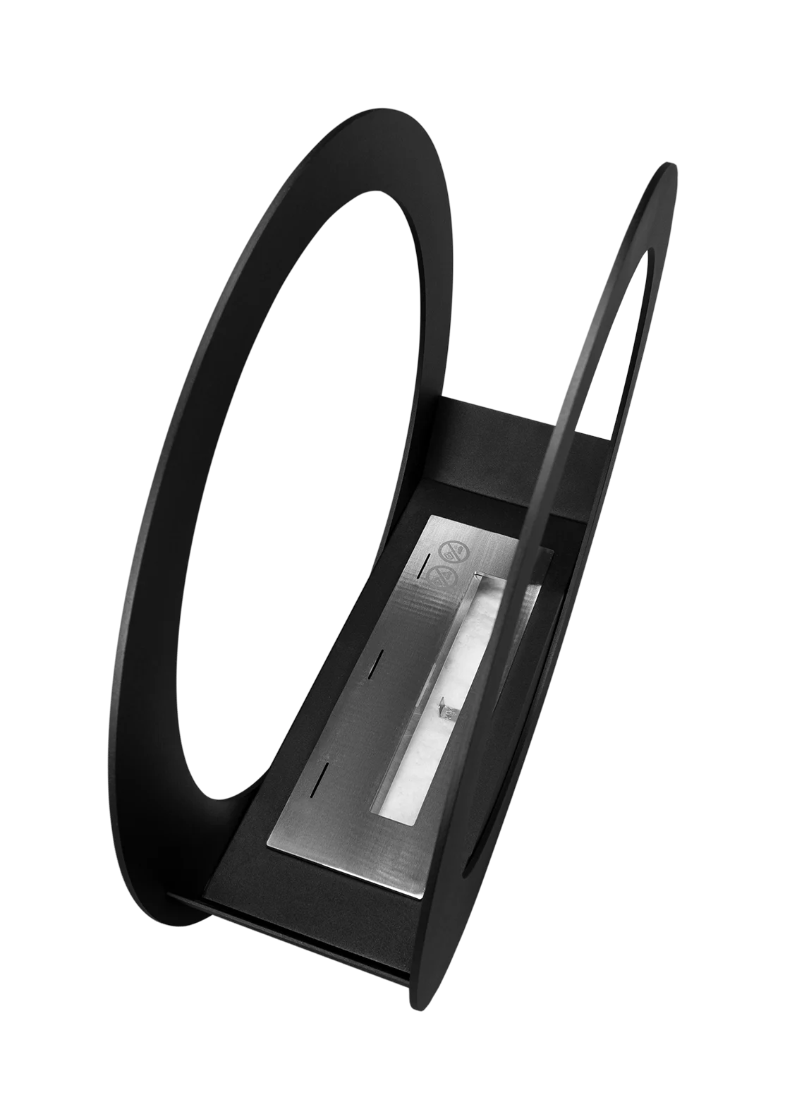 Biokamin Stand ONLY Schwarz Matt - IgnisLumina.ch