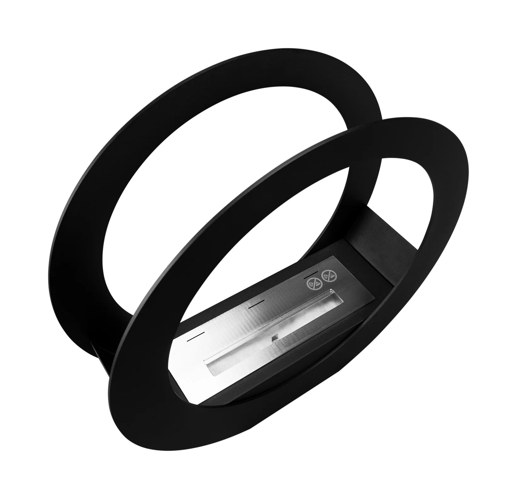 Biokamin Stand ONLY Schwarz Matt - IgnisLumina.ch