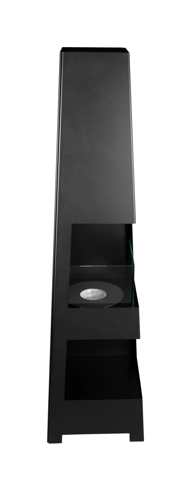 Biokamin Stand Pyramid Garden Schwarz Matt - IgnisLumina.ch