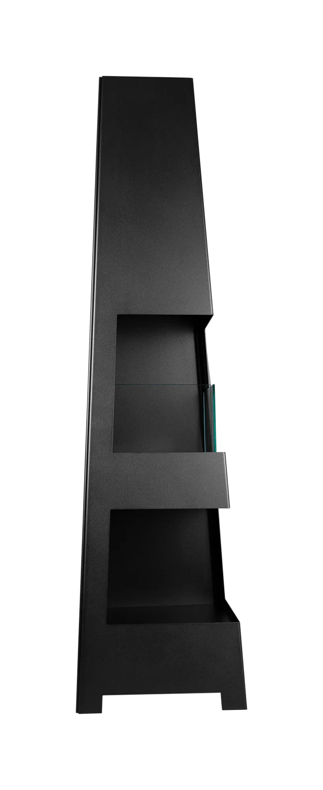 Biokamin Stand Pyramid Garden Schwarz Matt - IgnisLumina.ch