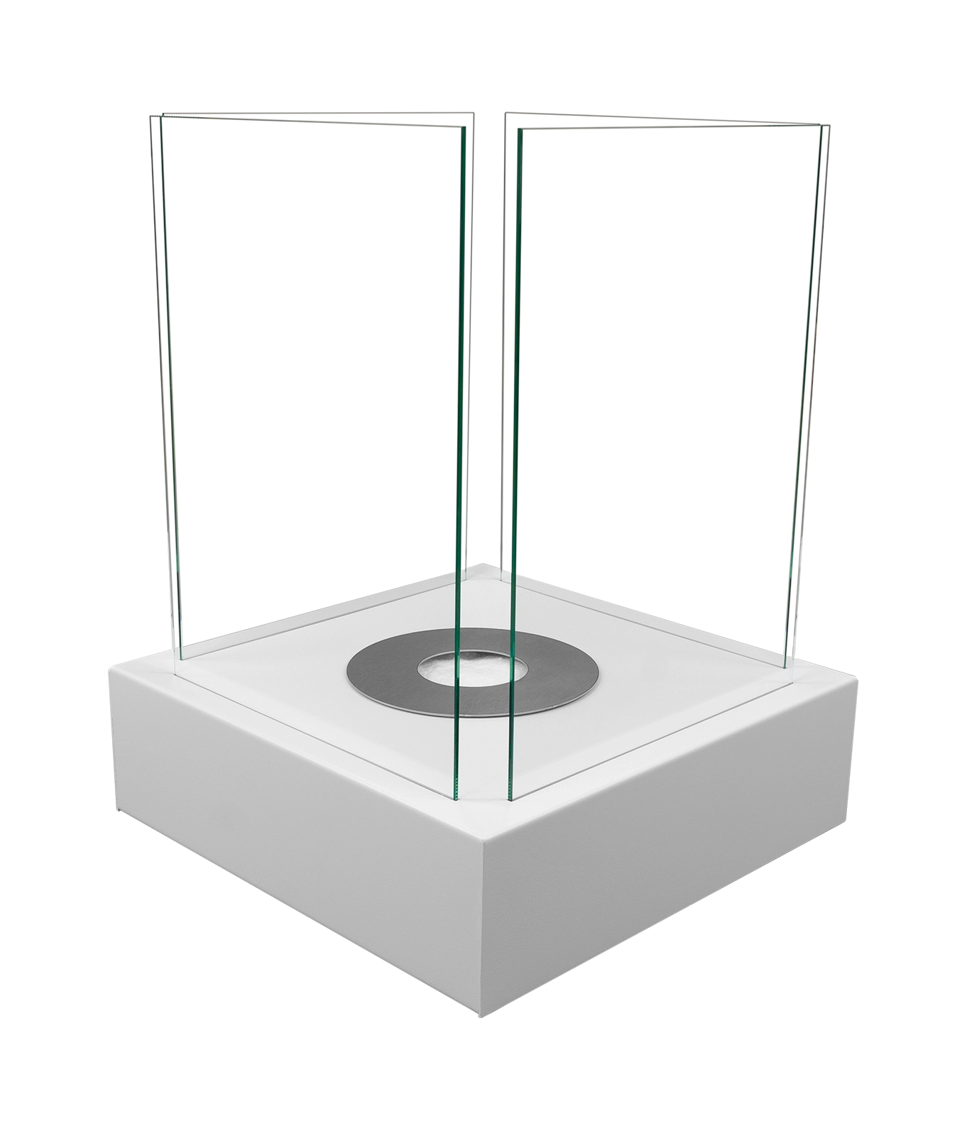 Biokamin Stand Sunset Garden Weiß - IgnisLumina.ch