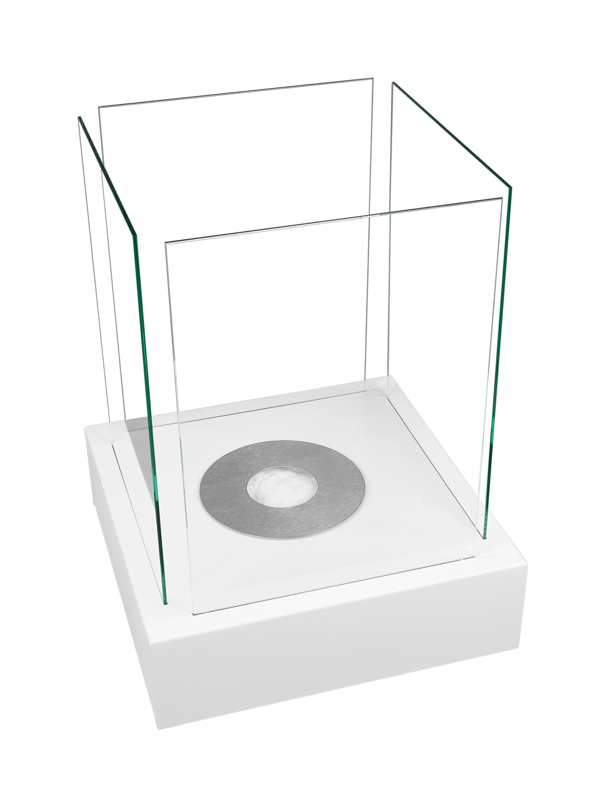 Biokamin Stand Sunset Garden Weiß - IgnisLumina.ch