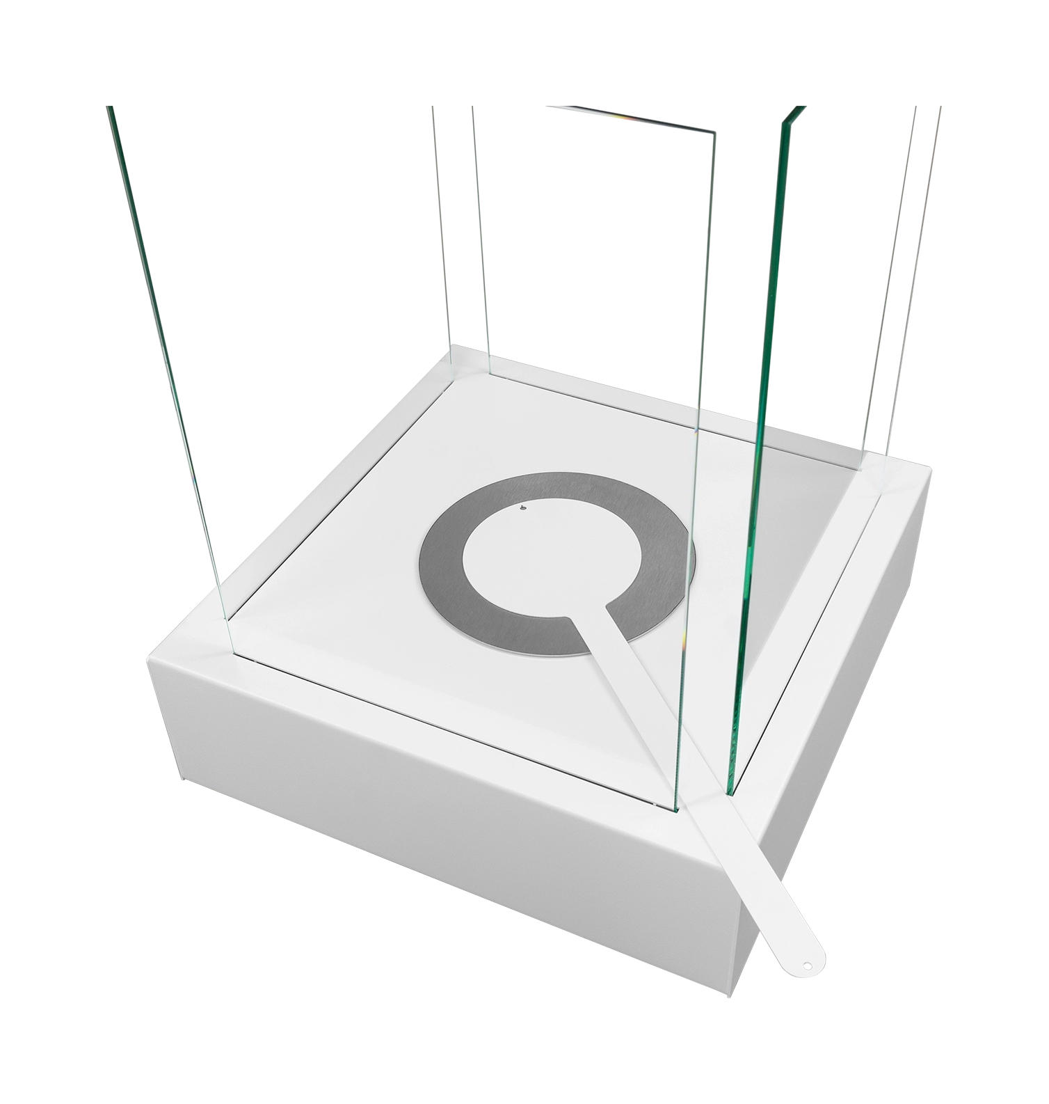 Biokamin Stand Sunset Garden Weiß - IgnisLumina.ch