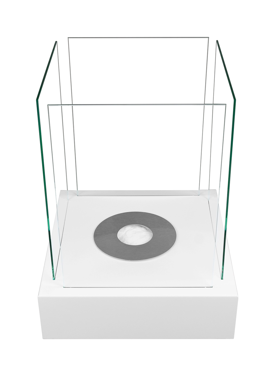 Biokamin Stand Sunset Garden Weiß - IgnisLumina.ch